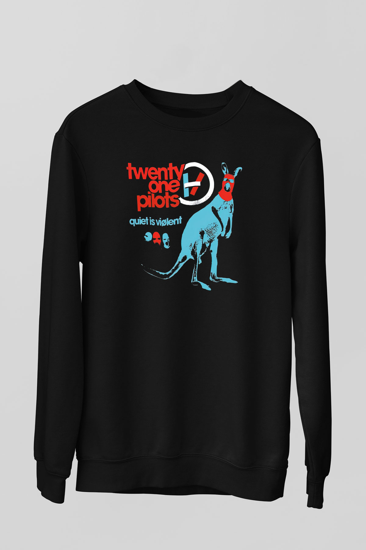 Twenty One Pilots Siyah Unisex Sweatshirt