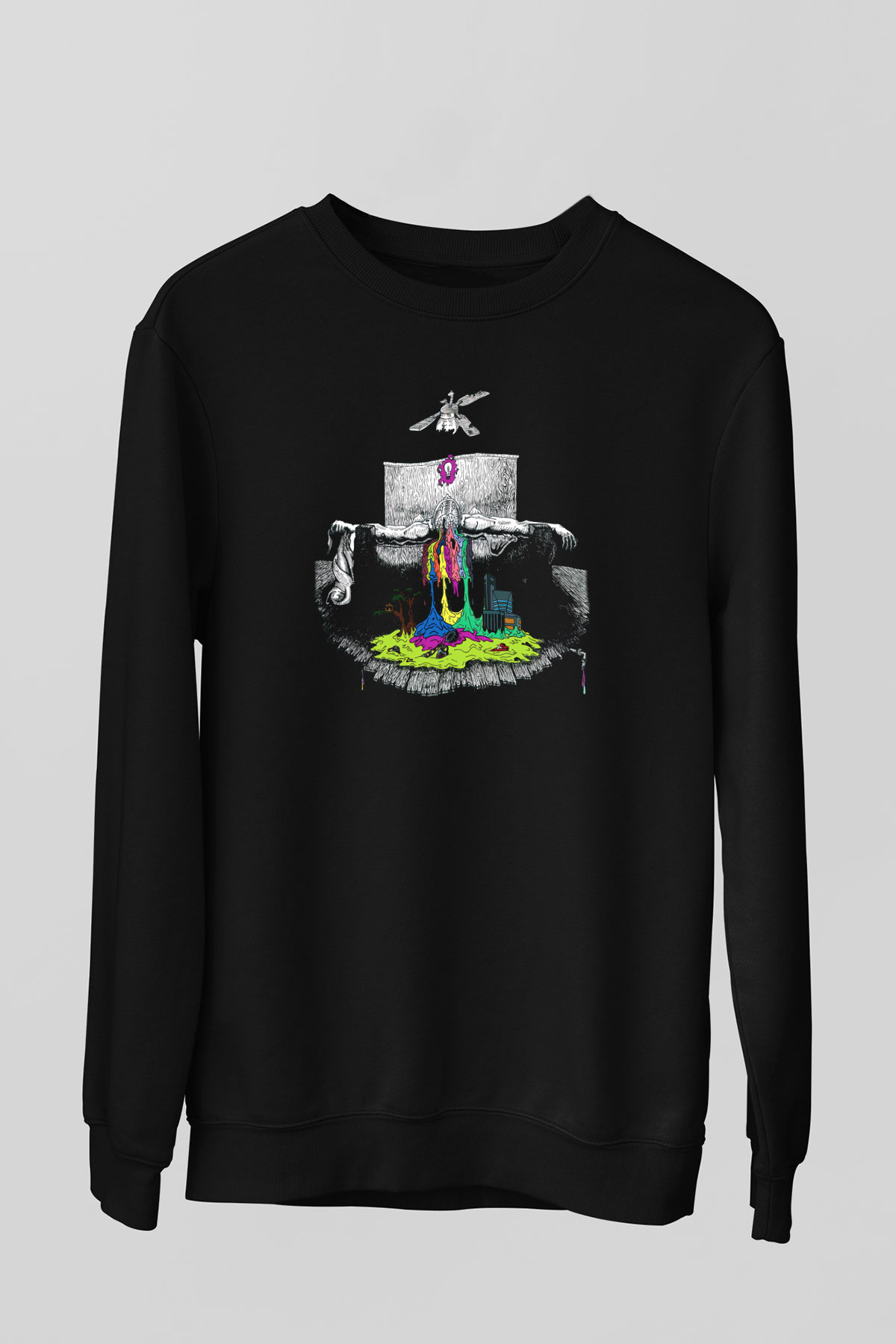 Twenty One Pilots Siyah Unisex Sweatshirt