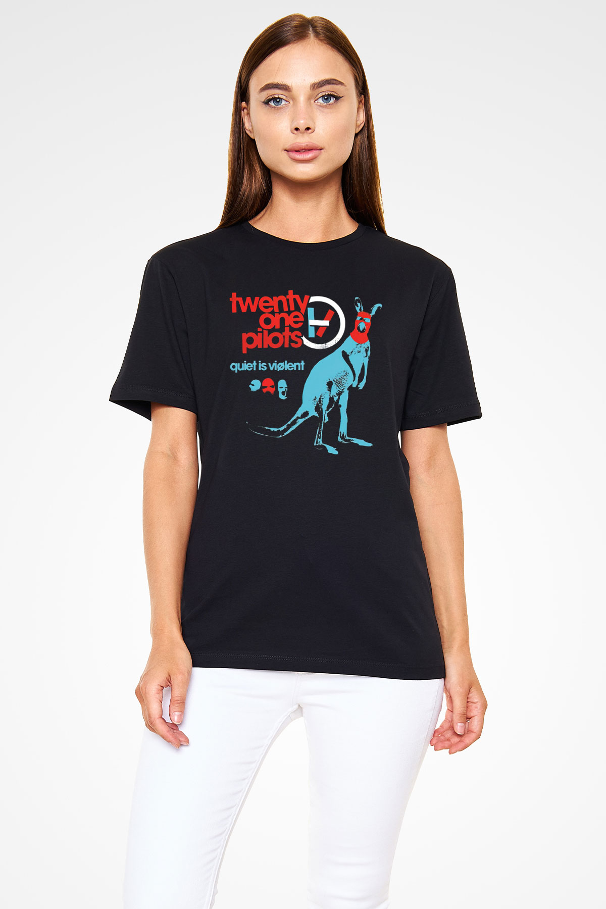 Twenty One Pilots Siyah Unisex Tişört T-Shirt - TişörtFabrikası