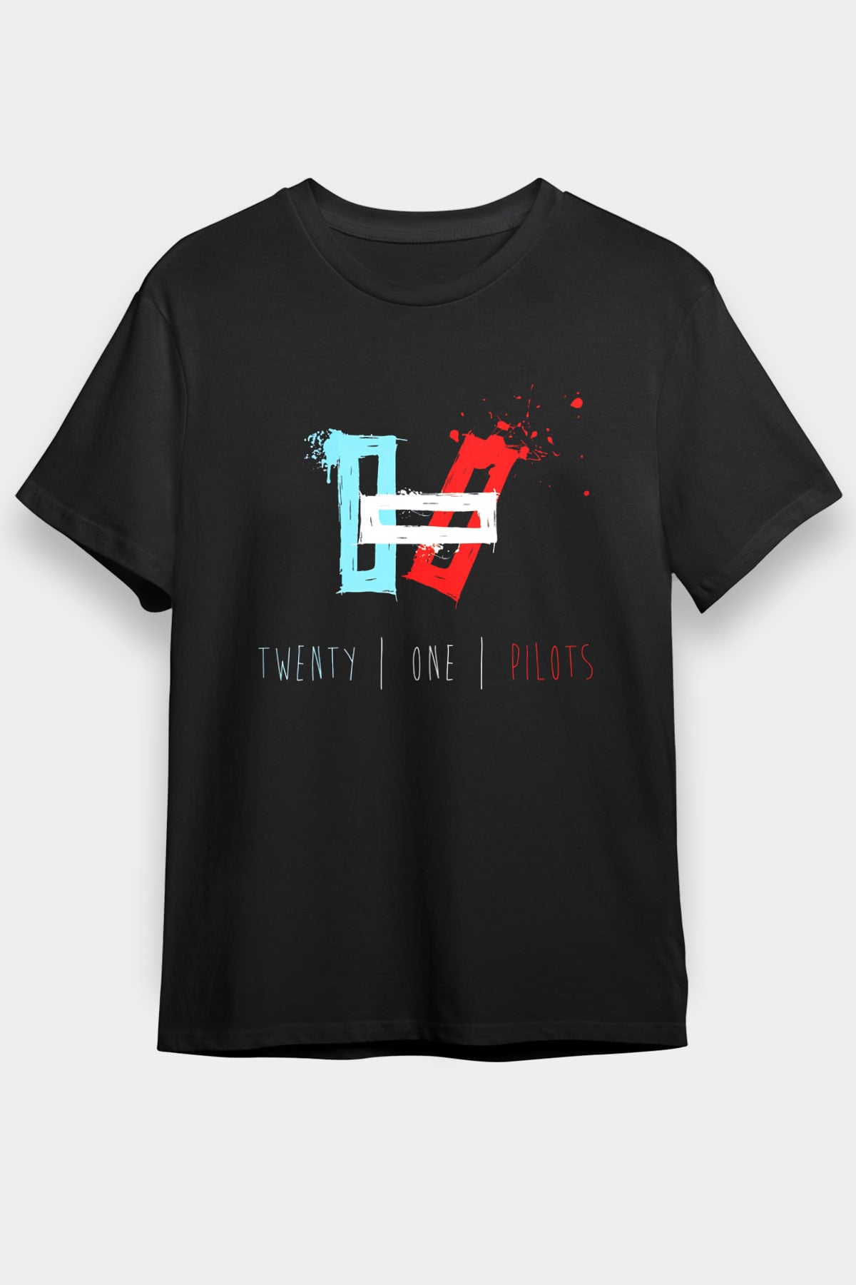 Twenty One Pilots Siyah Unisex Tişört T-Shirt - TişörtFabrikası
