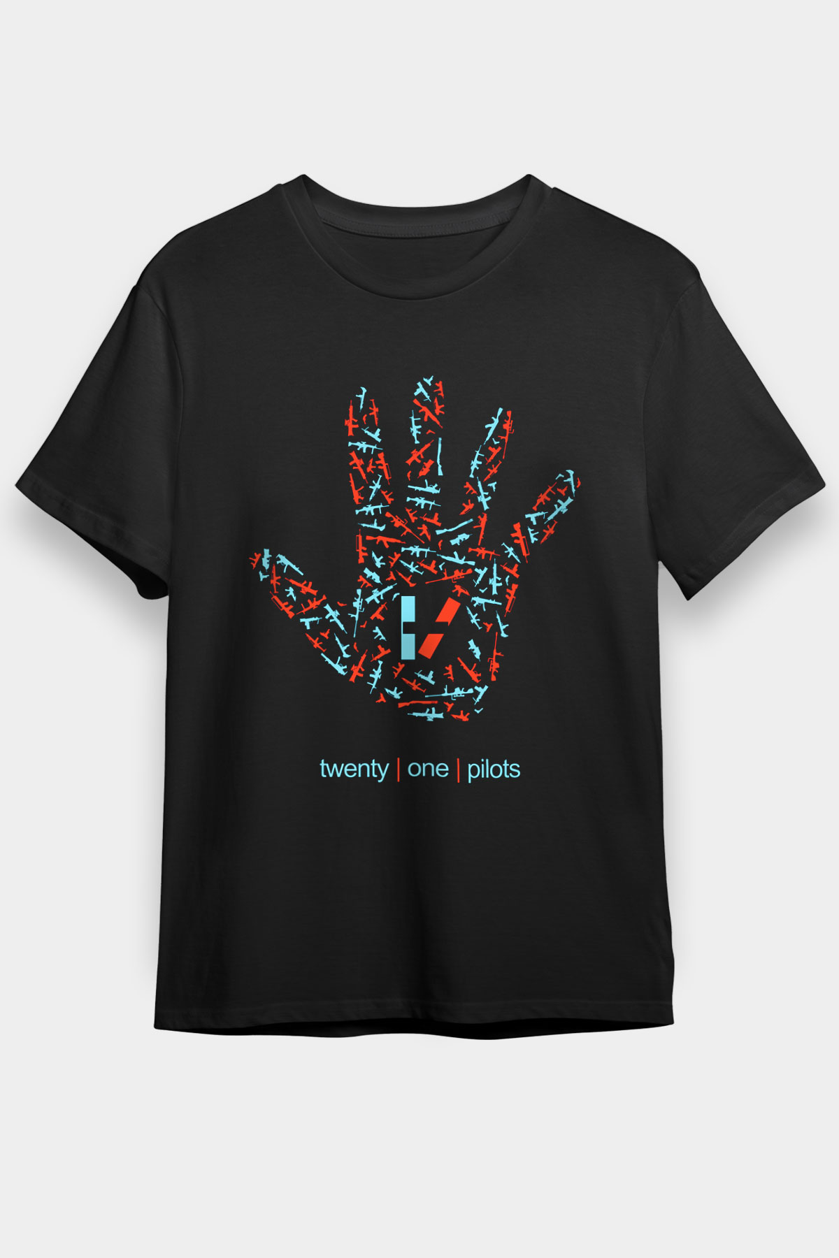 Twenty One Pilots Siyah Unisex Tişört T-Shirt - TişörtFabrikası