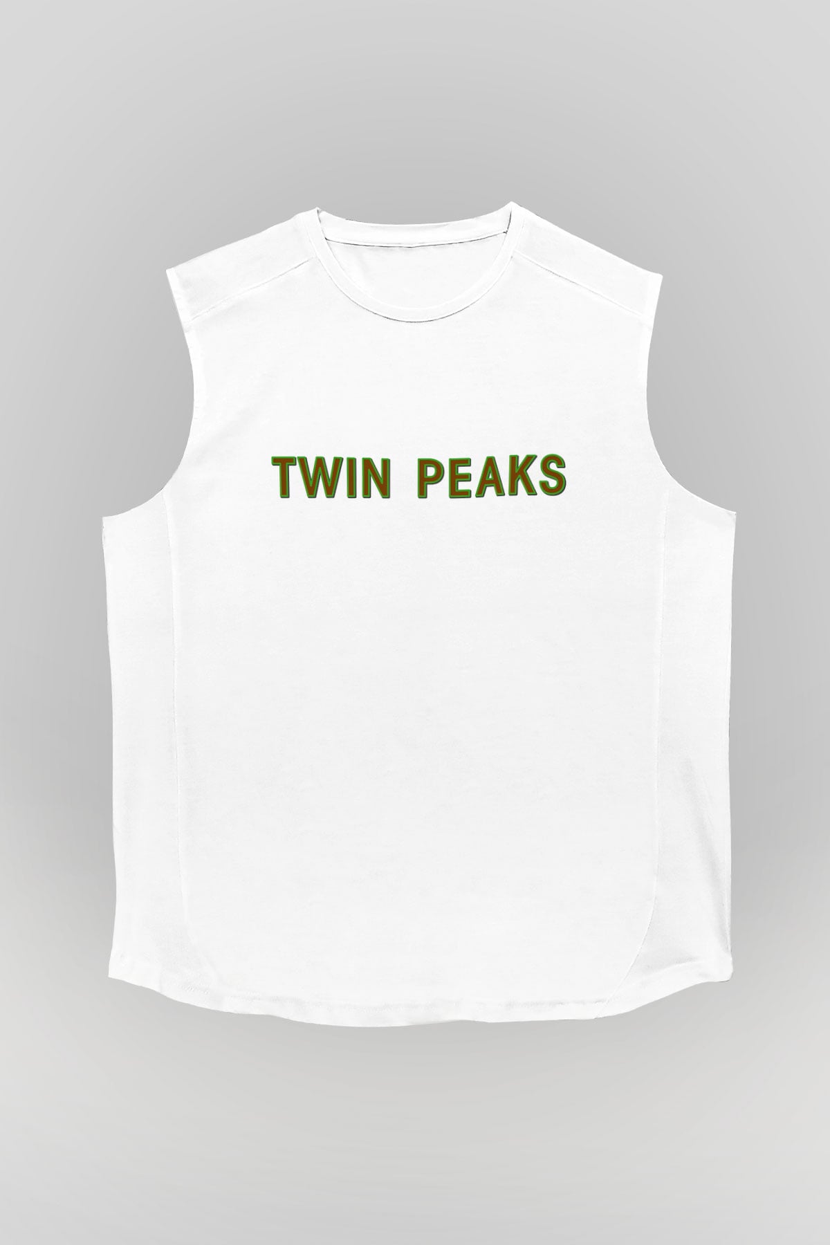 Twin Peaks Beyaz Unisex Kolsuz Tişört