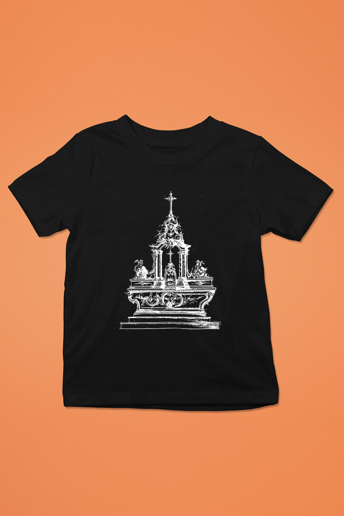 Twin Tribes Baskılı Unisex Siyah Çocuk Tişört - Tshirt