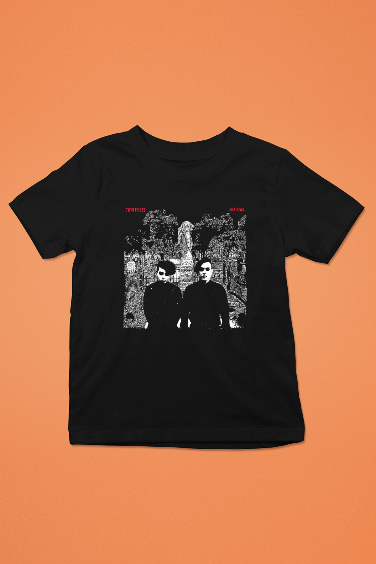 Twin Tribes Baskılı Unisex Siyah Çocuk Tişört - Tshirt