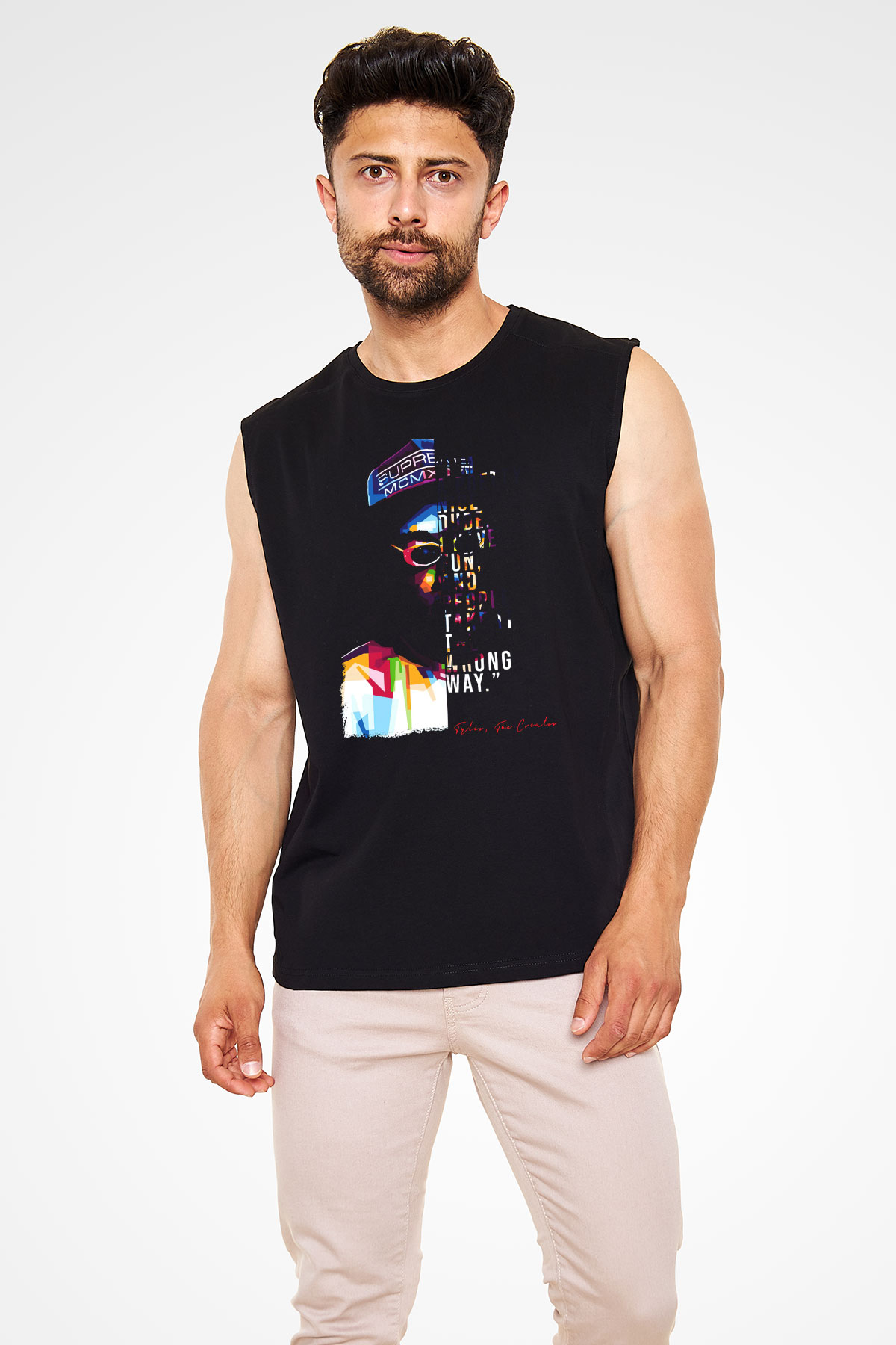 Tyler, The Creator Siyah Unisex Kolsuz Tişört