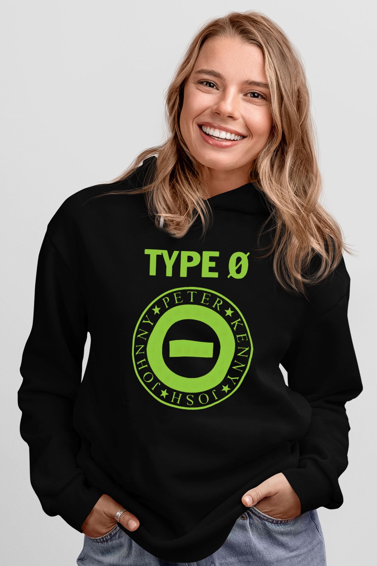 Type O Negative Siyah Unisex Kapşonlu Sweatshirt