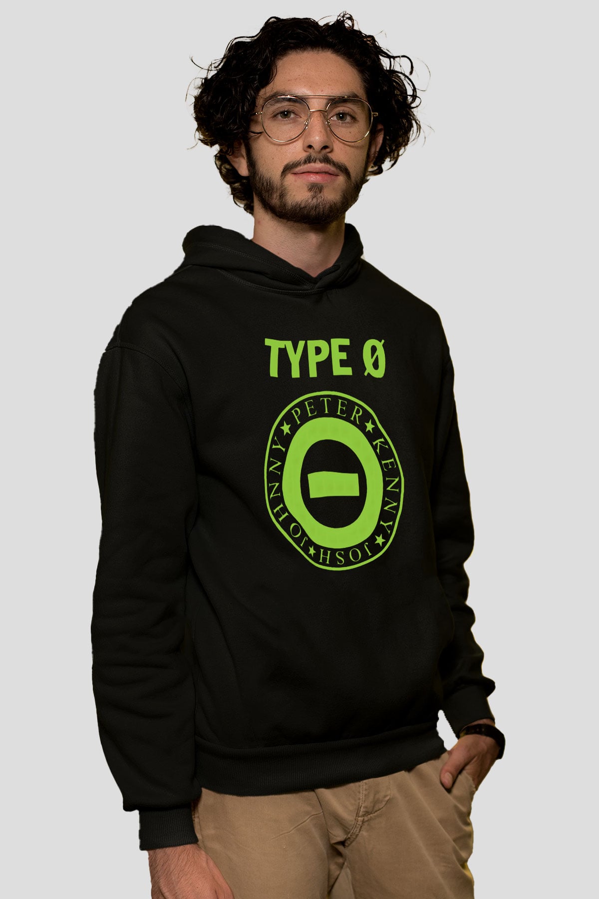 Type O Negative Siyah Unisex Kapşonlu Sweatshirt