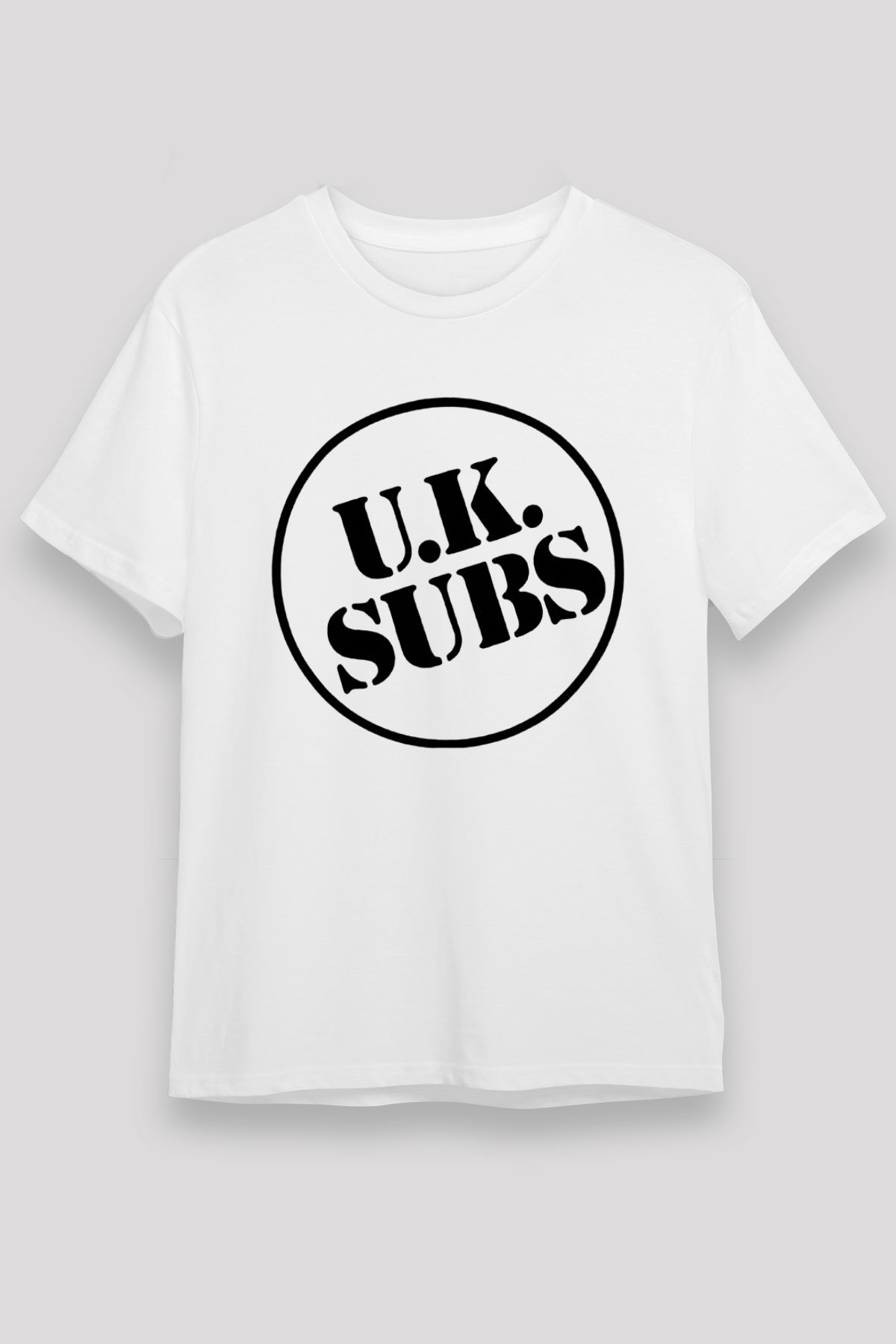 U.K. Subs Beyaz Unisex Tişört T-Shirt - TişörtFabrikası