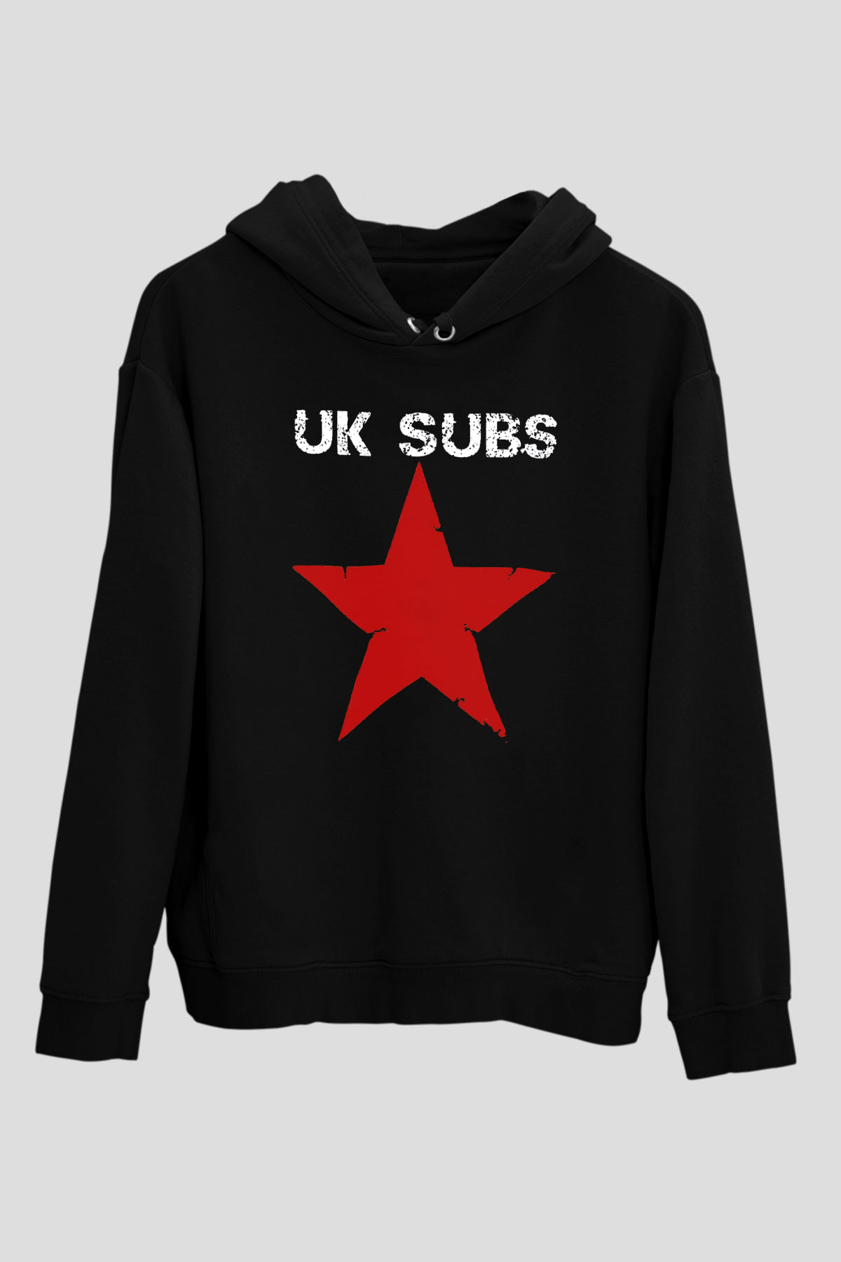 U.K. Subs Siyah Unisex Hoodie