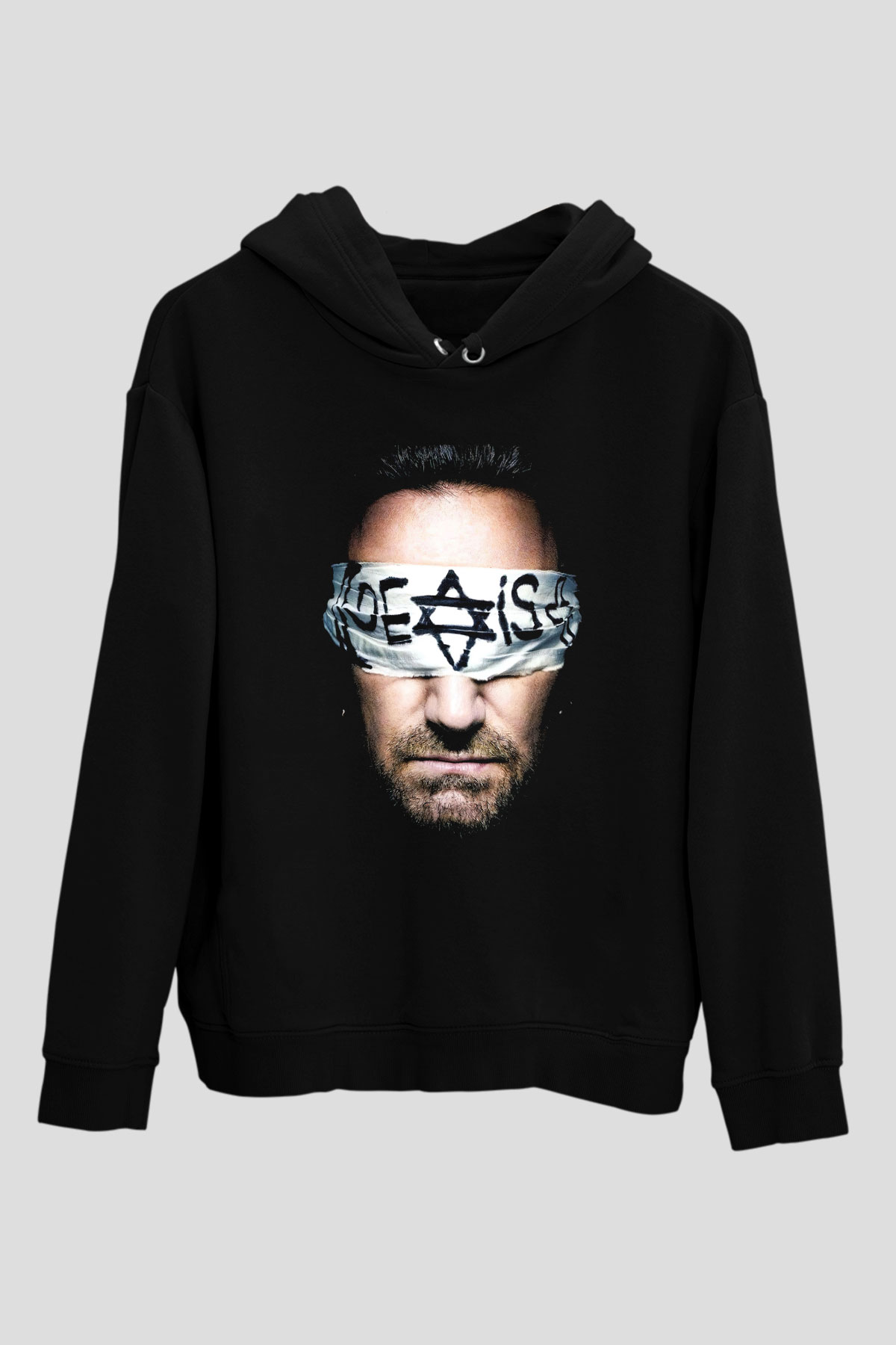 U2 Siyah Unisex Hoodie