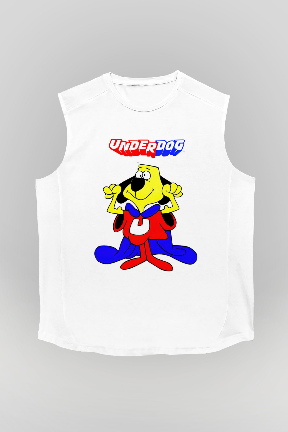 Underdog Beyaz Unisex  Kolsuz Tişört