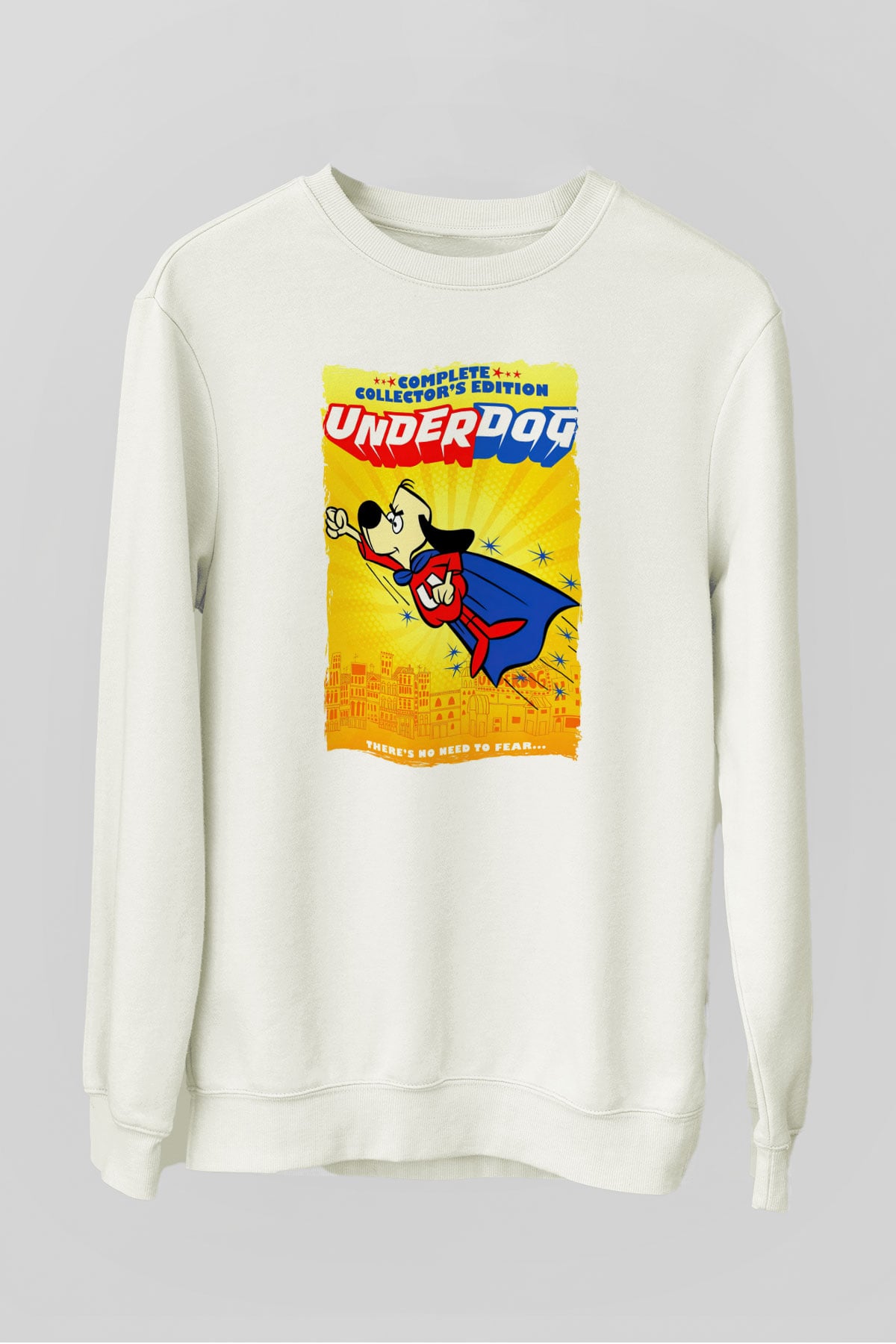 Underdog Beyaz Unisex  Sweatshirt