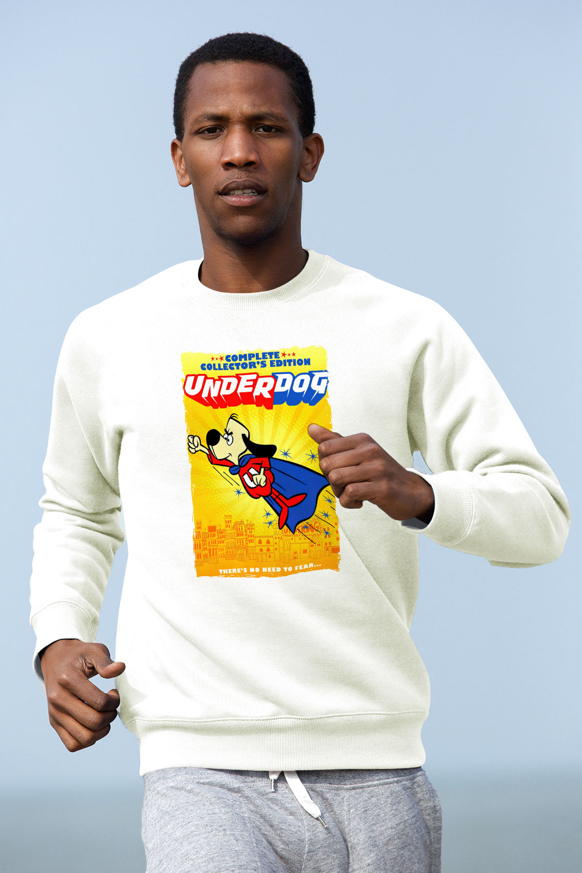 Underdog Beyaz Unisex  Sweatshirt