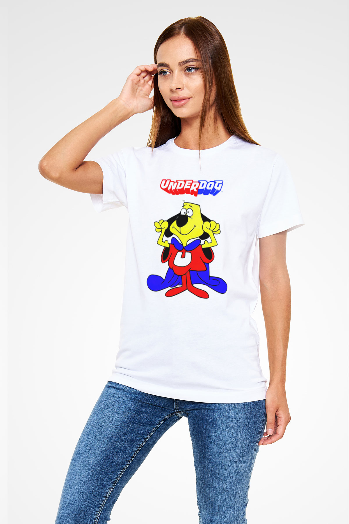 Underdog Beyaz Unisex Tişört