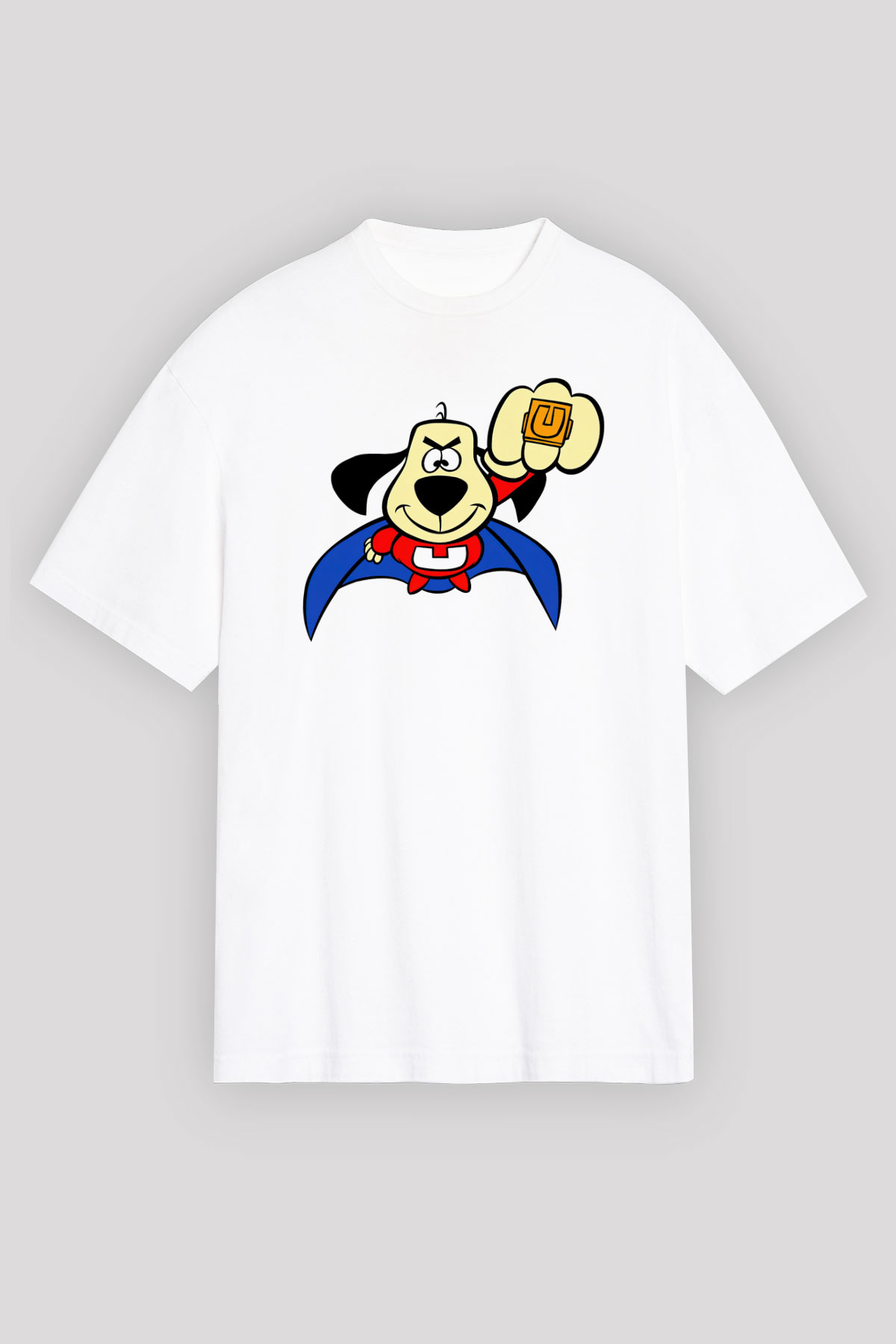 Underdog Beyaz Oversize Tişört