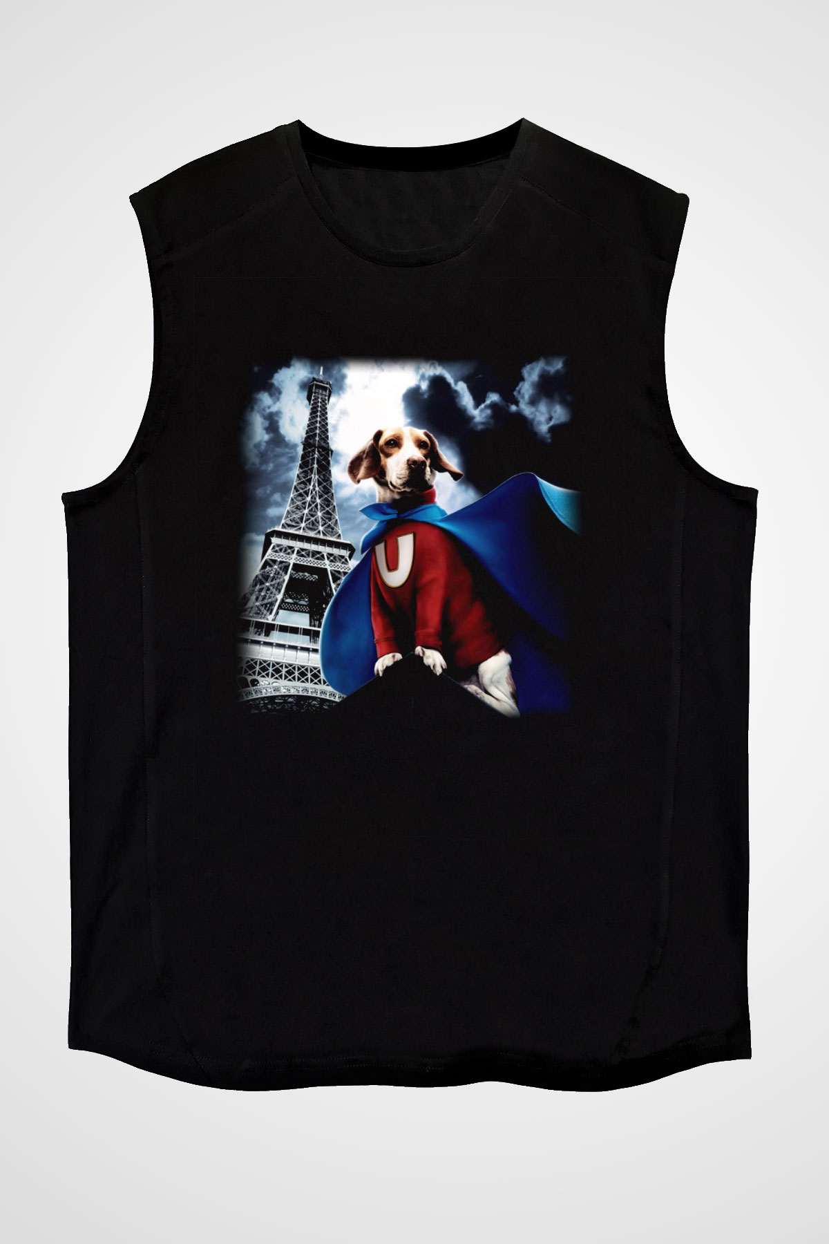 Underdog Siyah Unisex Kolsuz Tişört