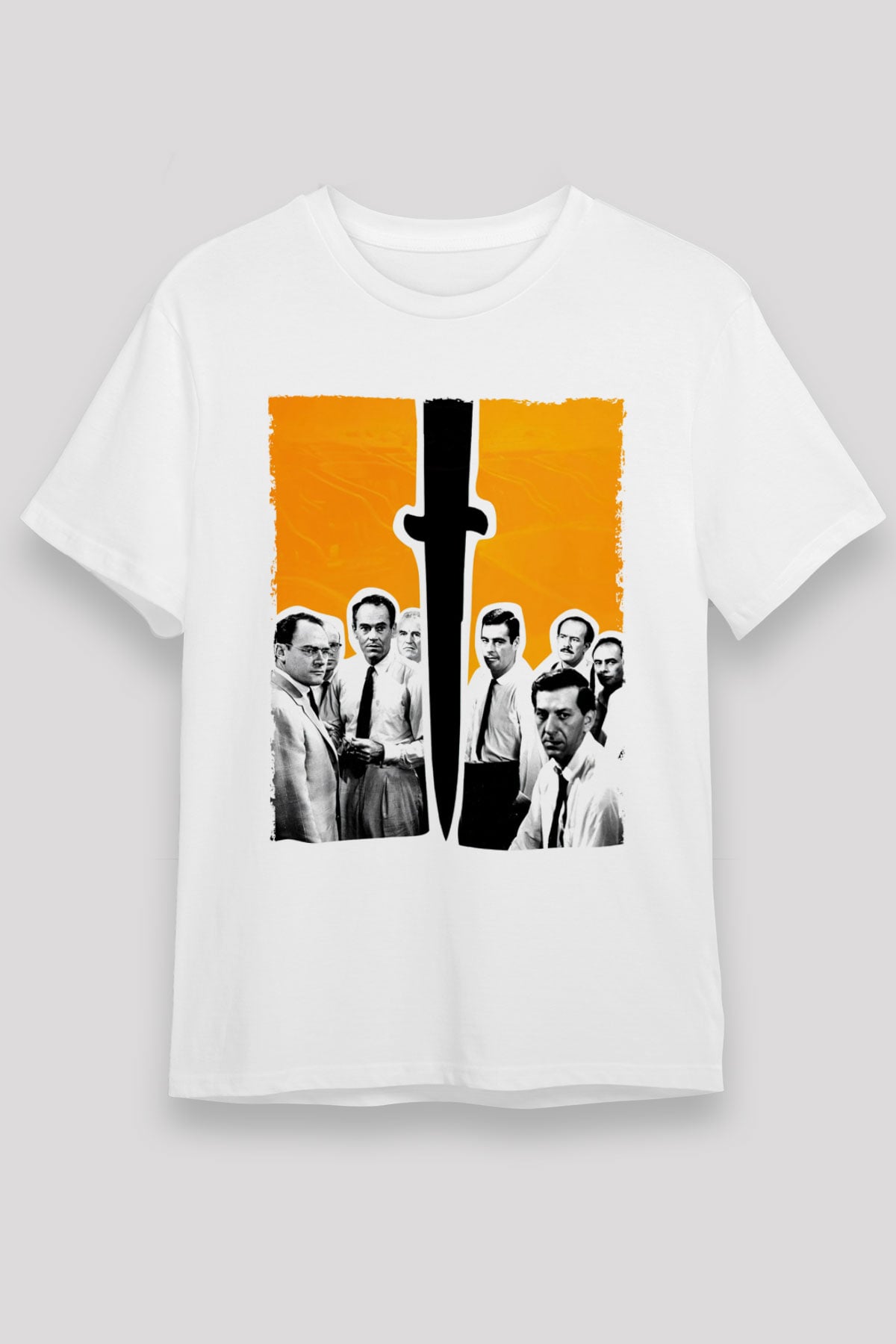 12 Öfkeli Adam-12 Angry Men Baskılı Beyaz Tişört
