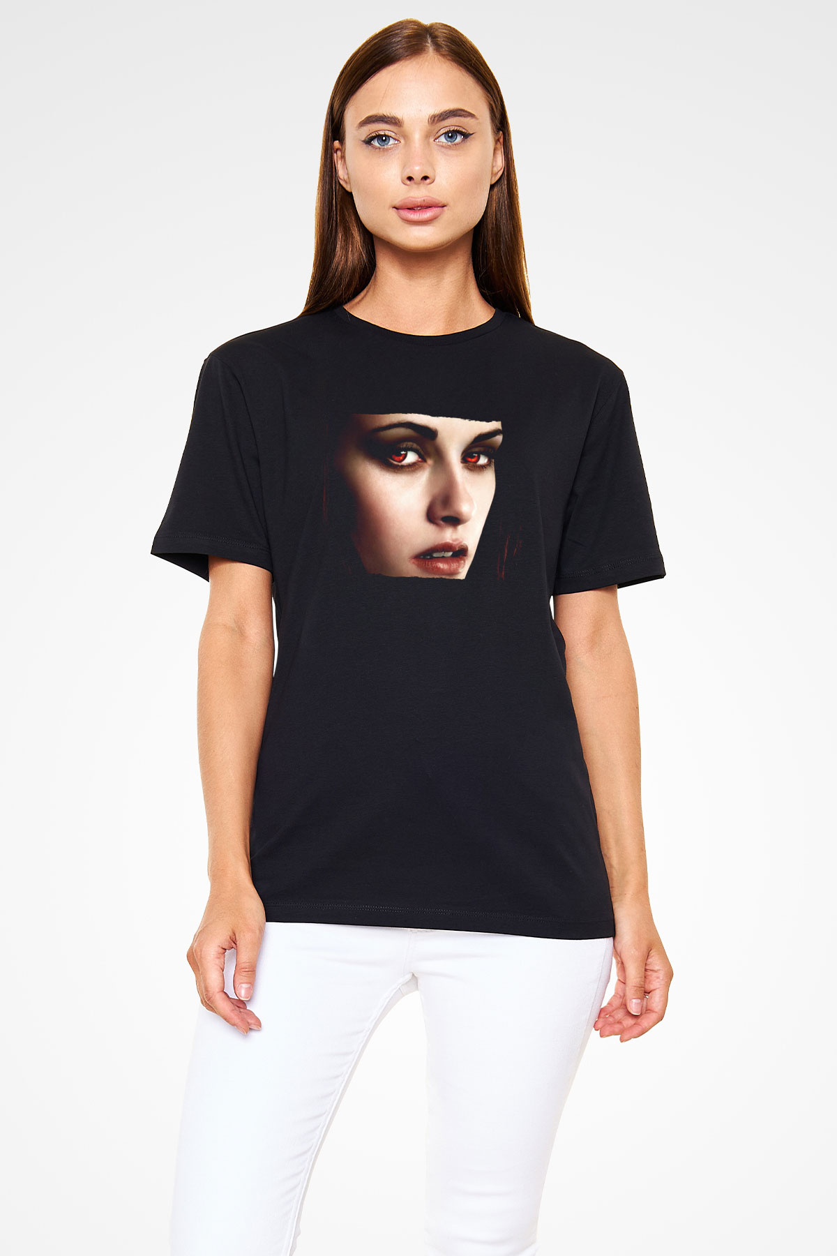 Alacakaranlık Efsanesi (The Twilight Saga) Baskılı Siyah Tişört
