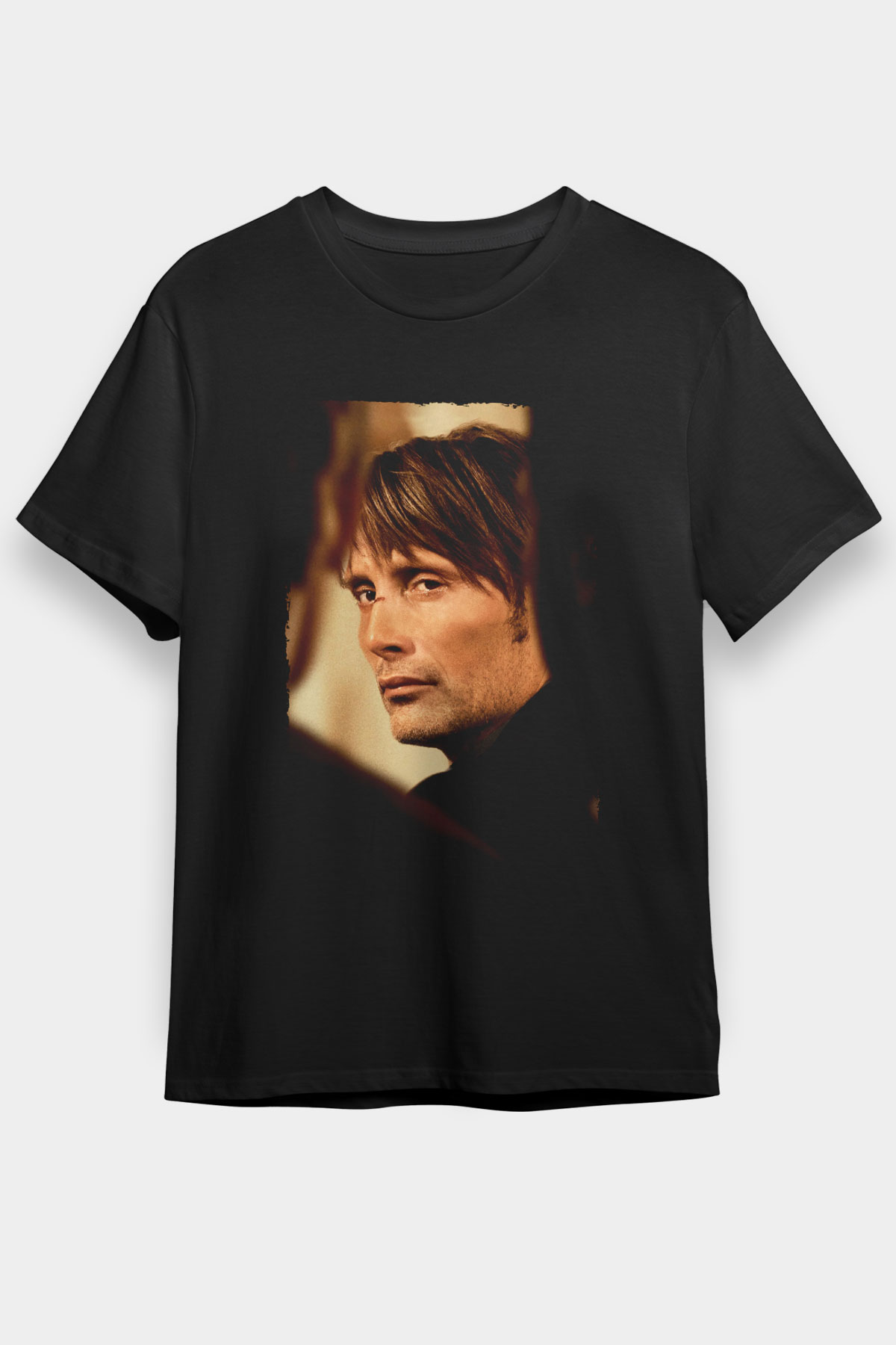 Av (The Hunt) Baskılı Siyah Tshirt