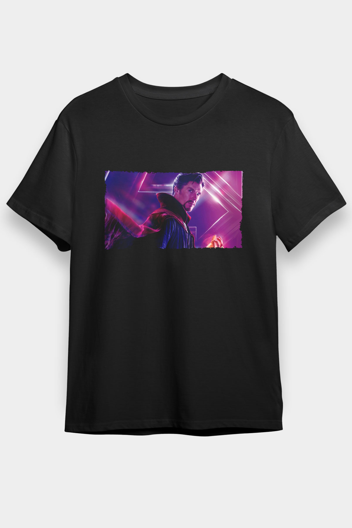 Avengers Sonsuzluk Savaşı Baskılı Siyah Tshirt