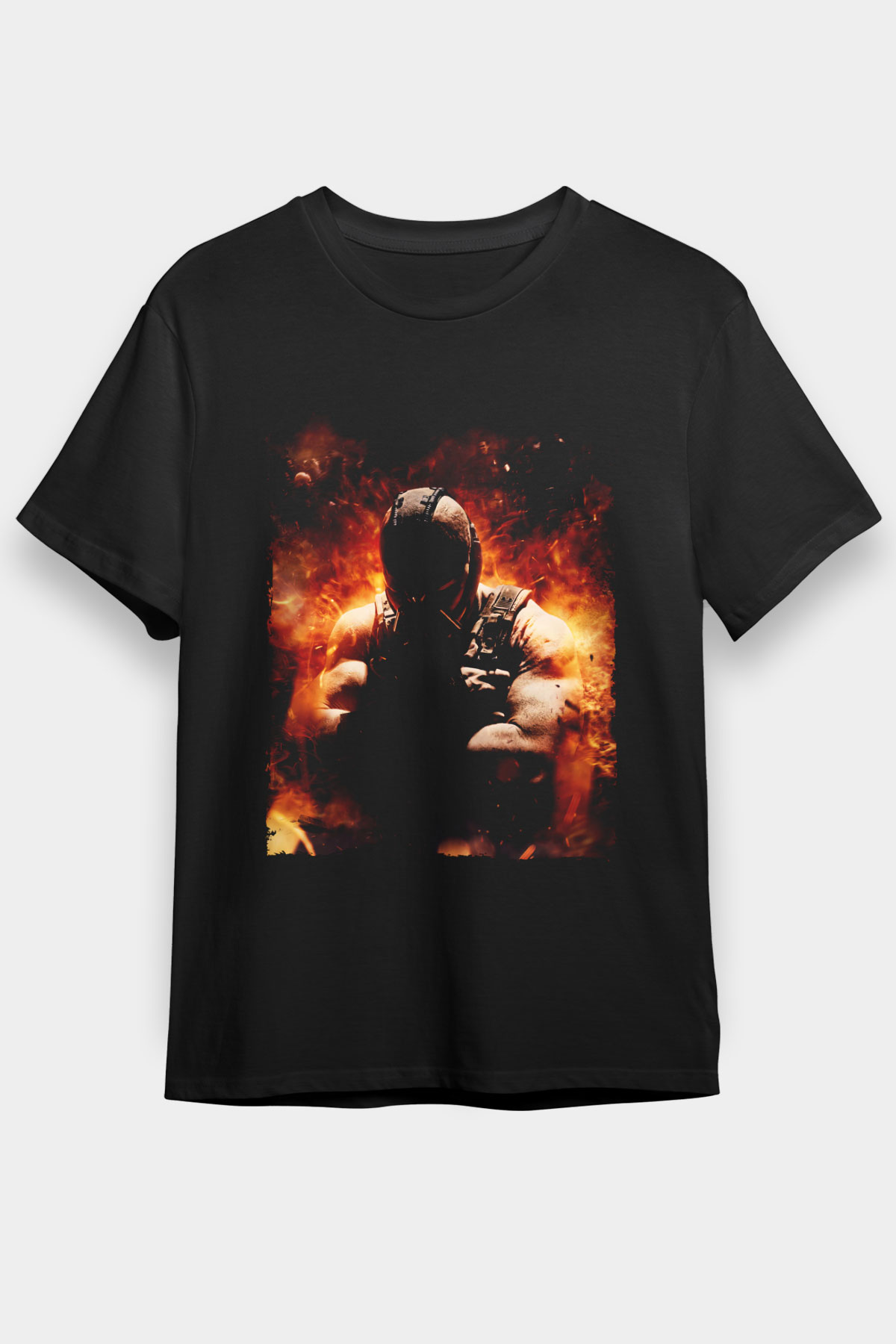 Bane Baskılı Siyah T-Shirt