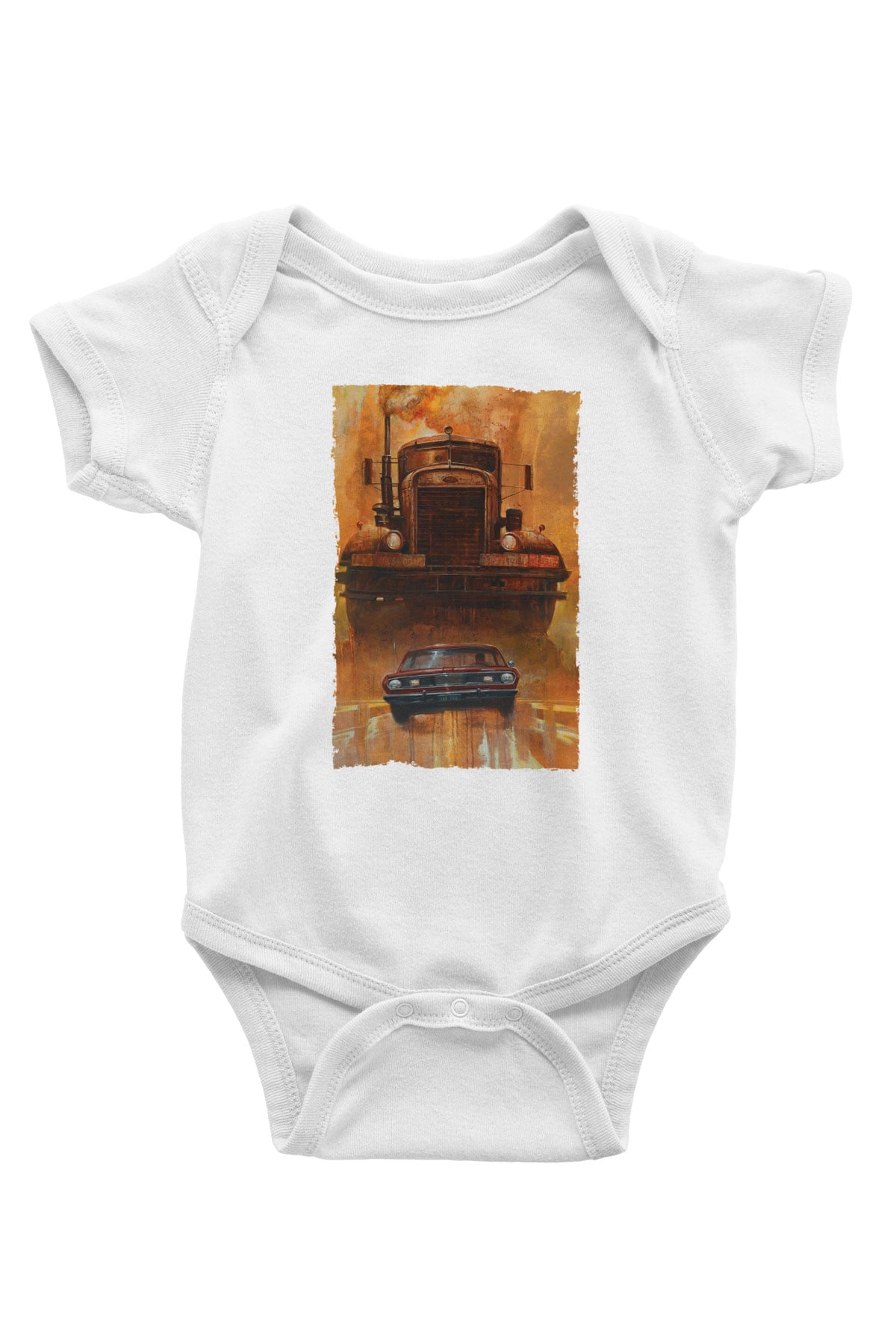Unisex Belâ (Duel) Baskılı Bebek Body - Zıbın