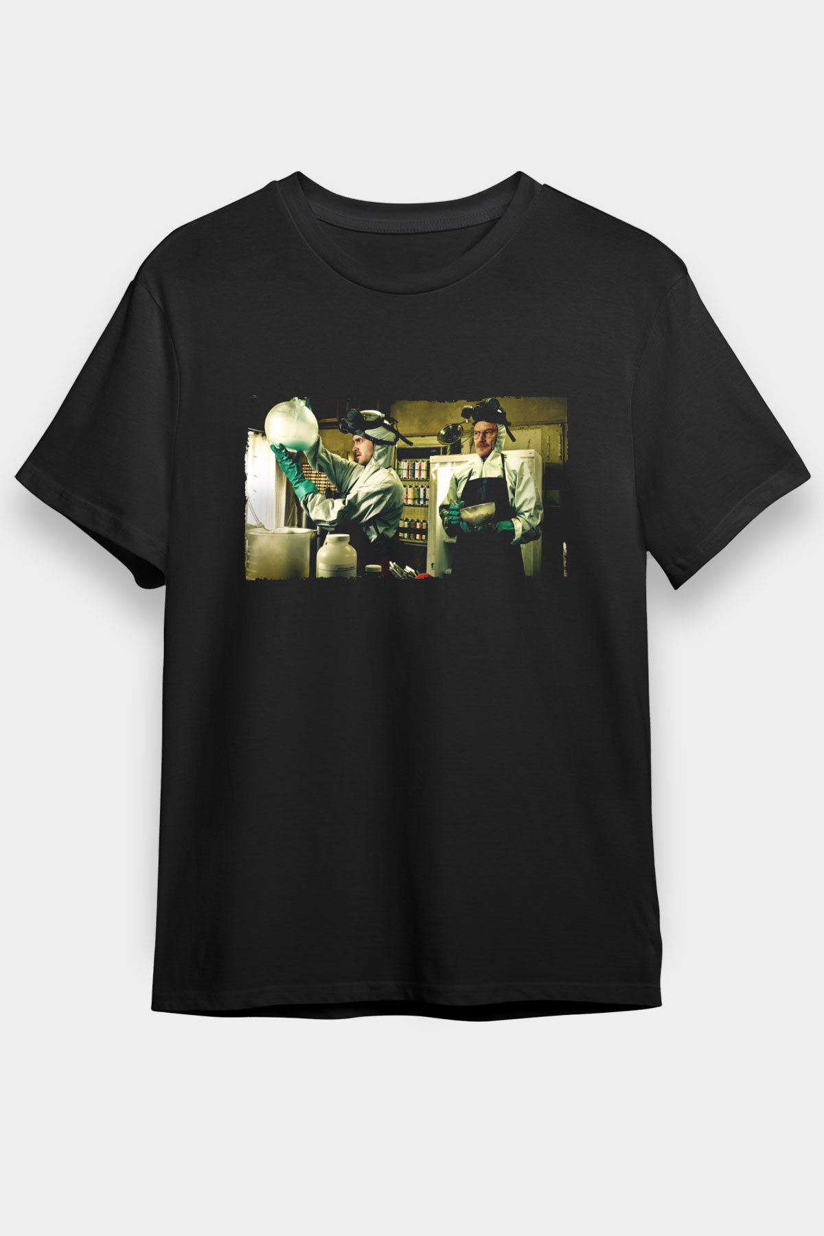 Breaking Bad Baskılı Siyah T-shirt