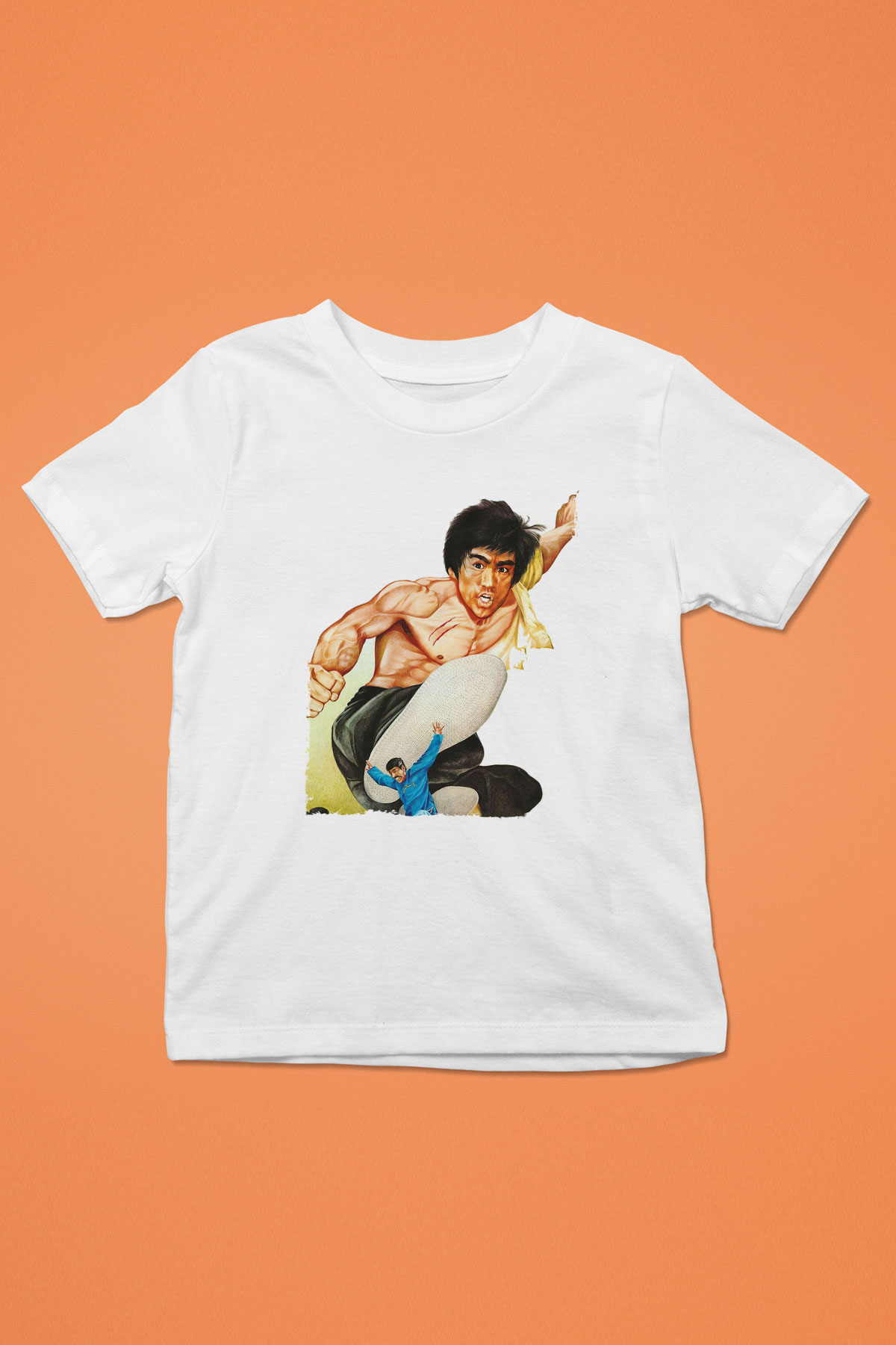 Unisex Büyük Patron (The Big Boss) Baskılı Beyaz Çocuk Tshirt
