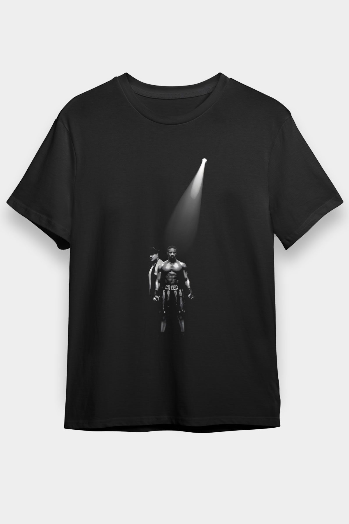 Creed II Efsane Yükseliyor Baskılı Siyah Tshirt