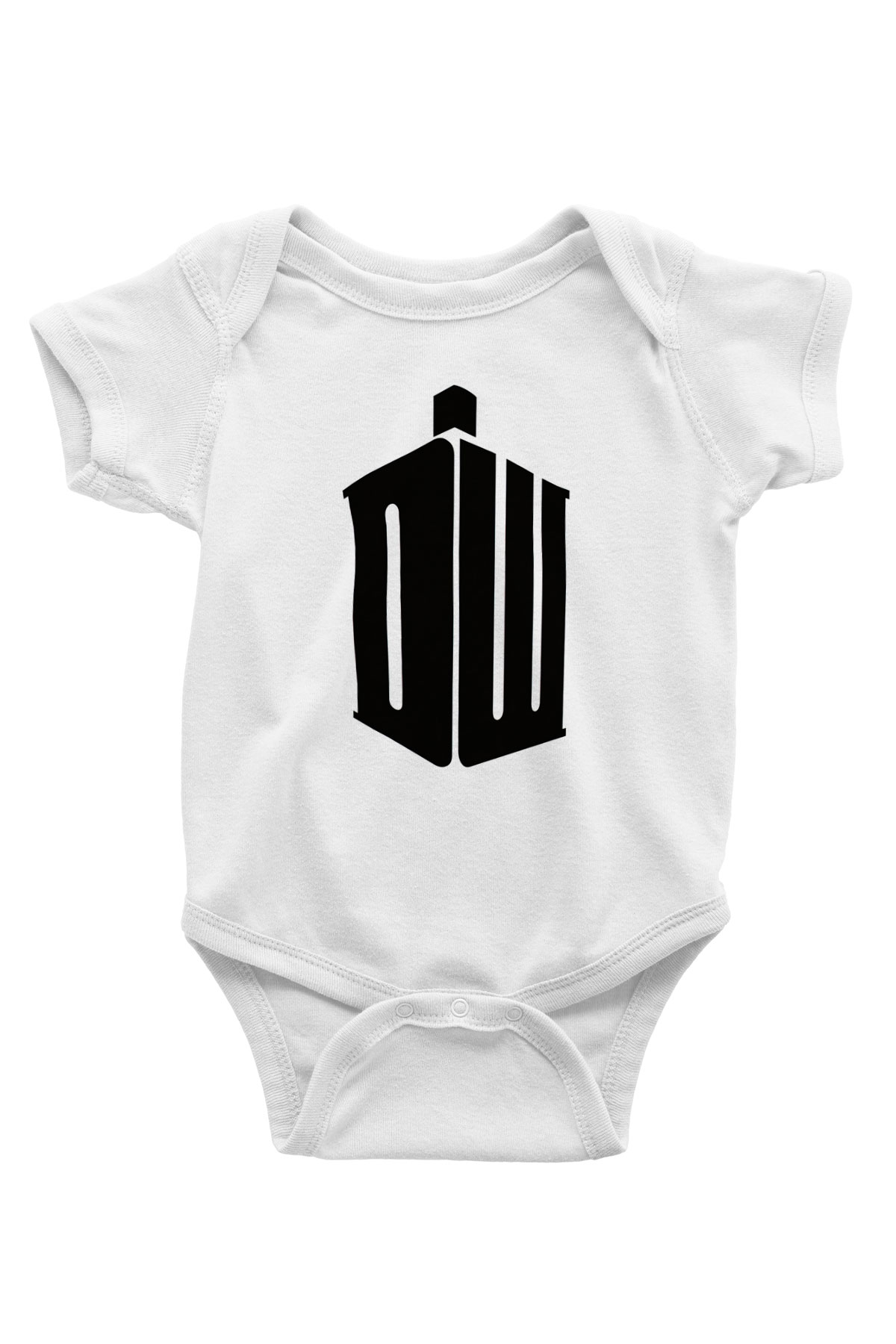 Unisex Doctor Who Baskılı Bebek Body - Zıbın