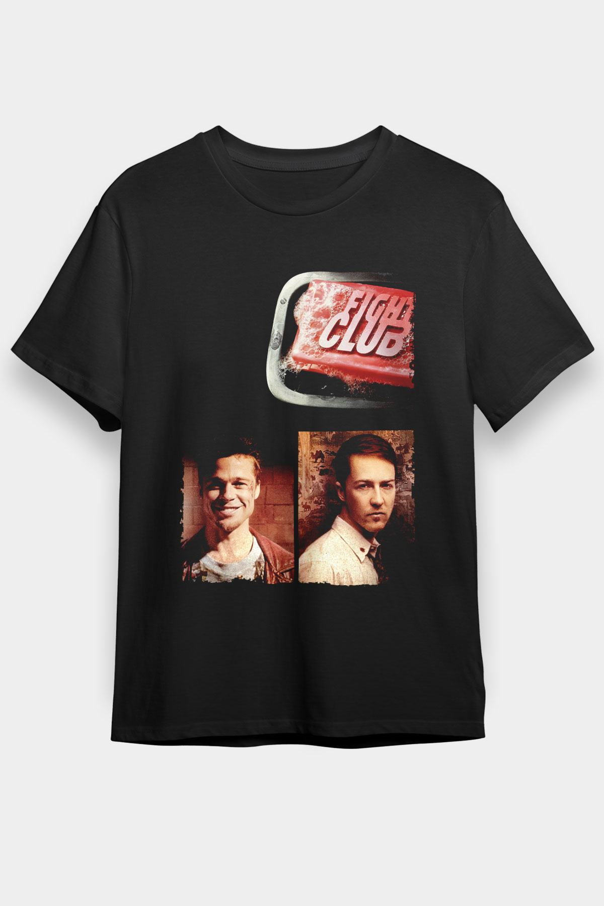 Dövüş Kulübü (Fight Club) Baskılı Siyah Tişört
