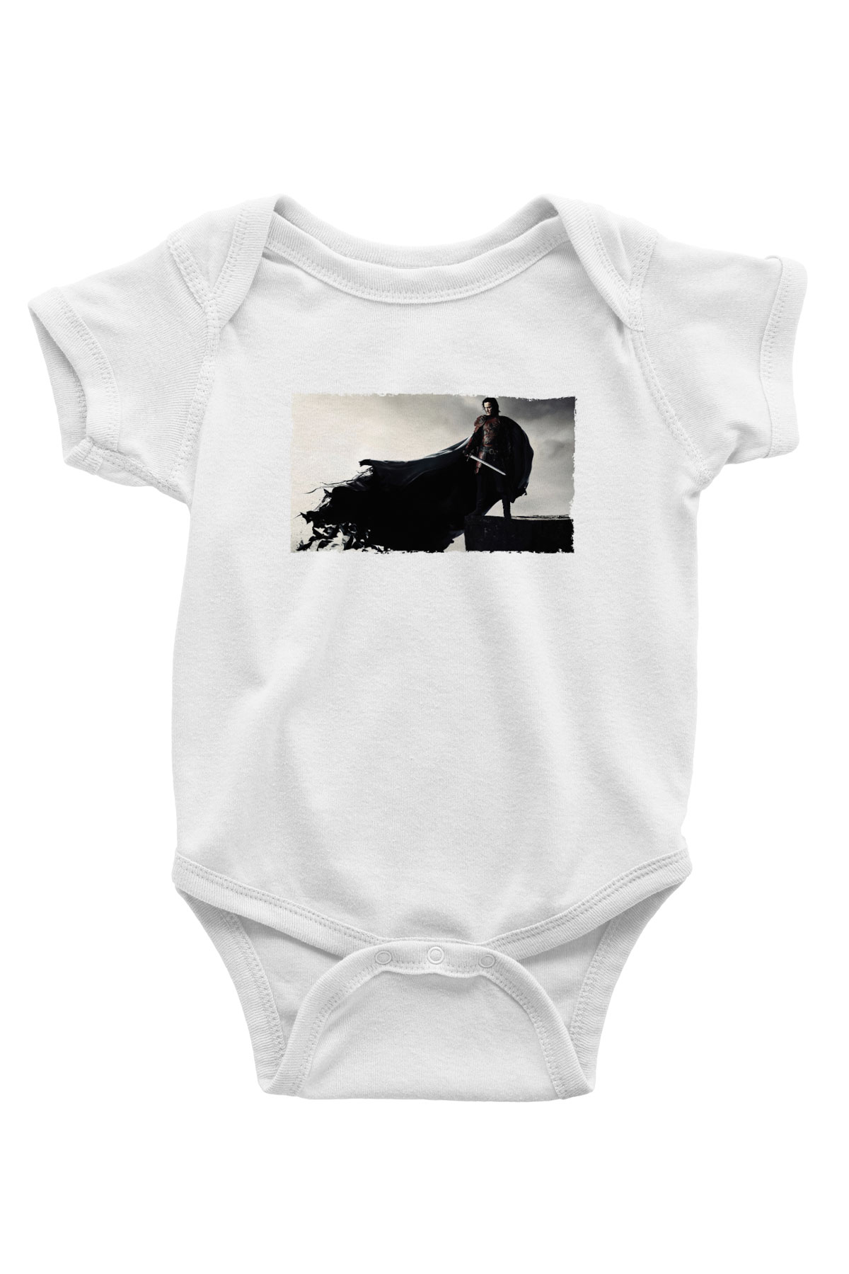 Unisex Dracula Untold Baskılı Bebek Body - Zıbın