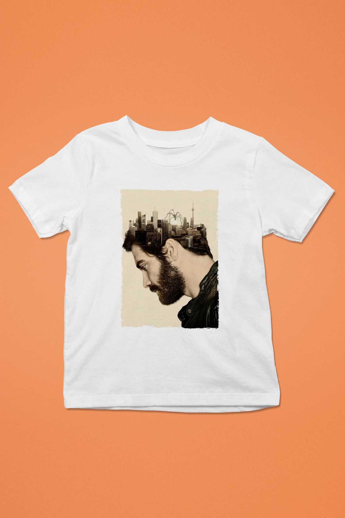 Unisex Düşman (Enemy) Baskılı Beyaz Çocuk Tshirt