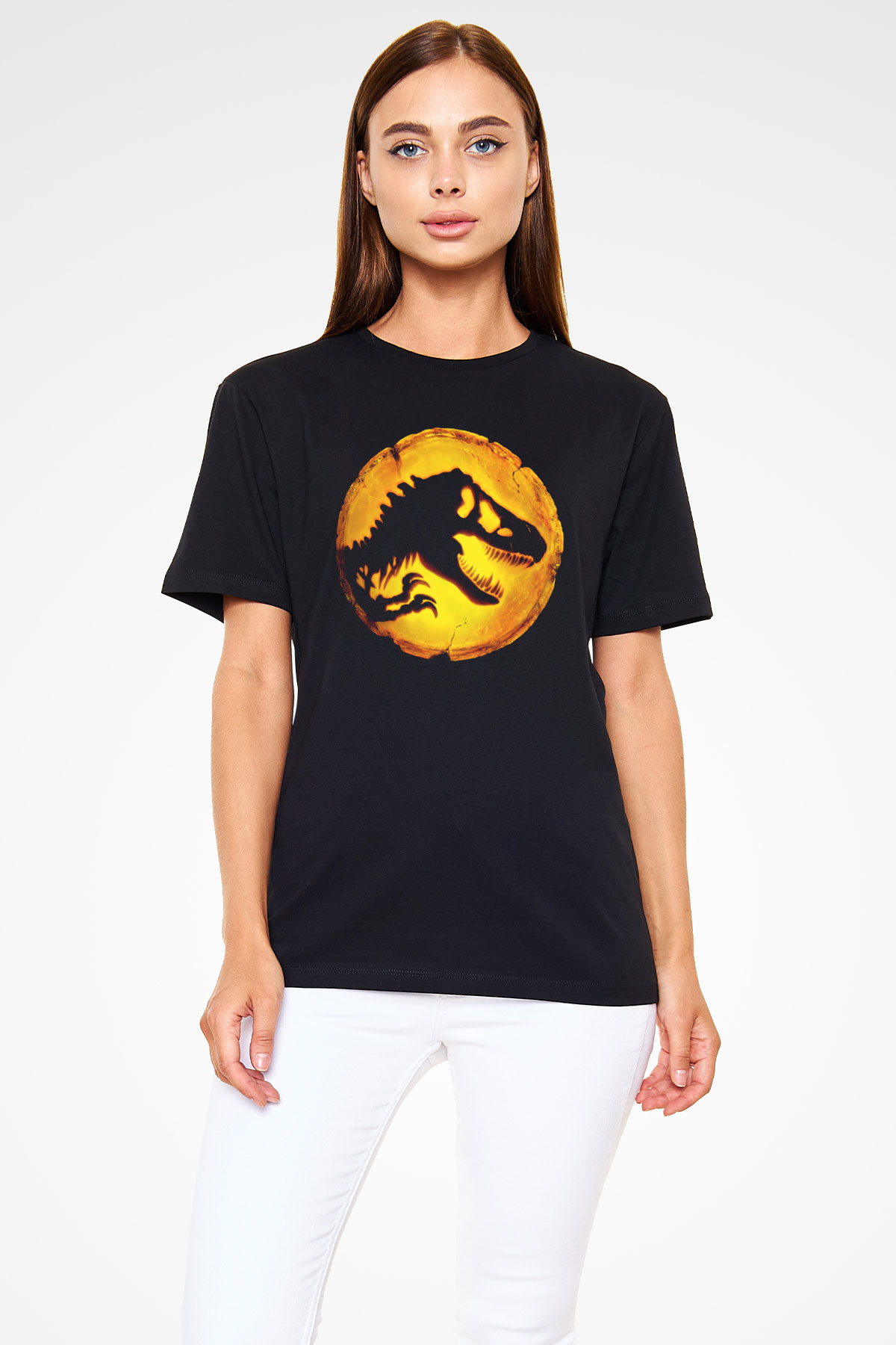 Hâkimiyet (Jurassic World Dominion) Baskılı Siyah Tshirt