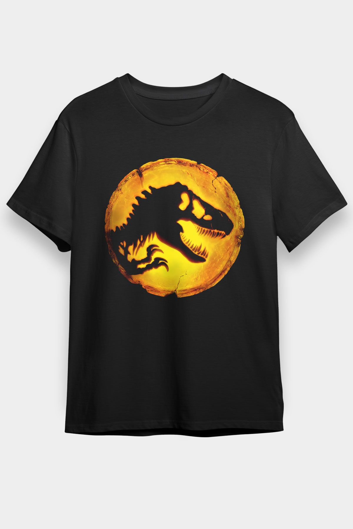 Hâkimiyet (Jurassic World Dominion) Baskılı Siyah Tshirt