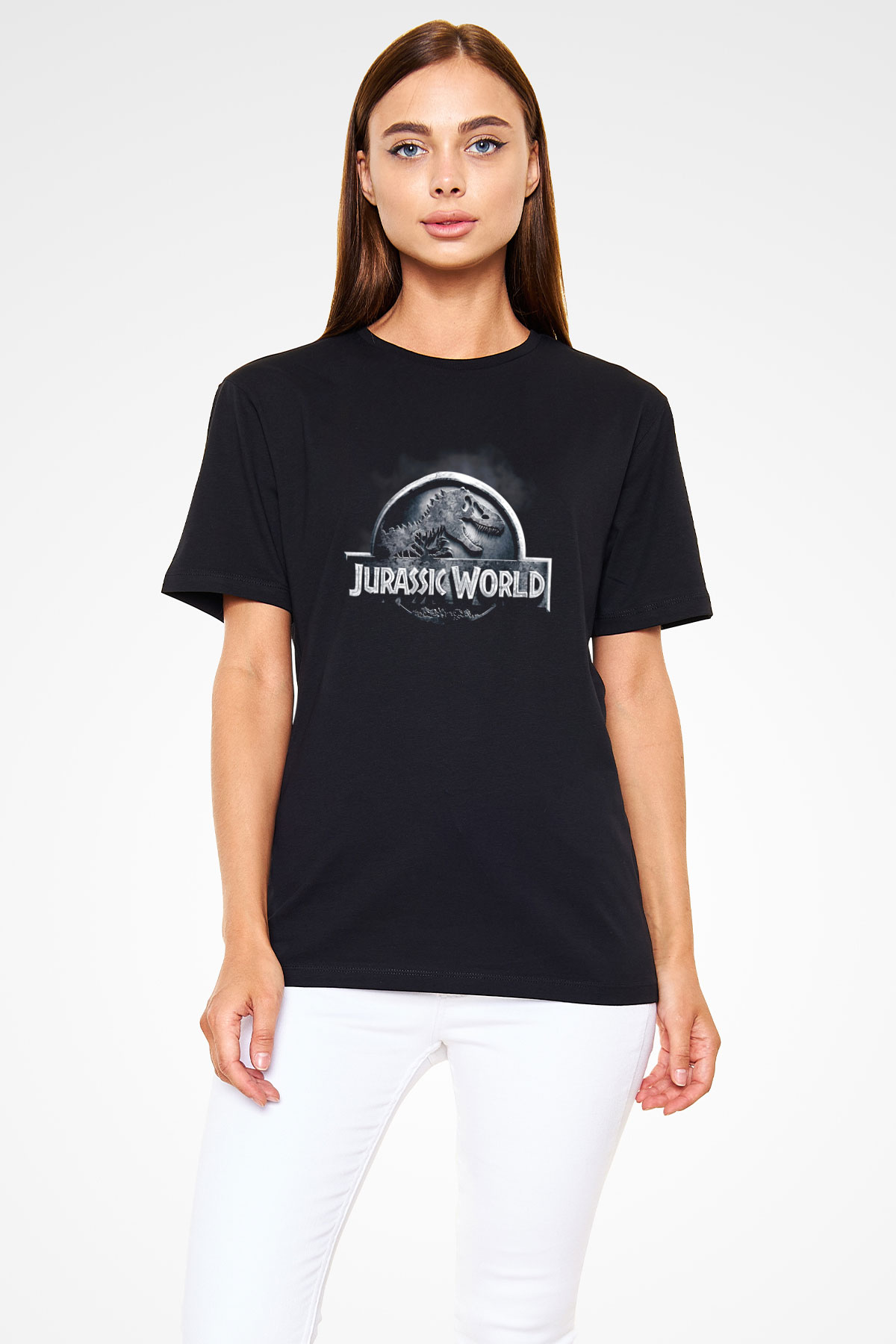Hâkimiyet (Jurassic World Dominion) Baskılı Siyah Tişört