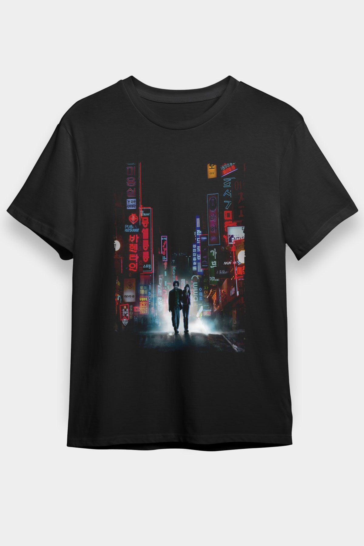 İhtiyar Delikanlı (Oldboy) Baskılı Siyah Tişört
