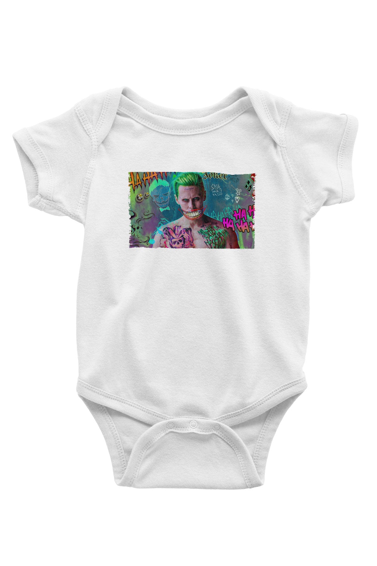Unisex Jared Leto Joker Fanart Baskılı Bebek Body - Zıbın