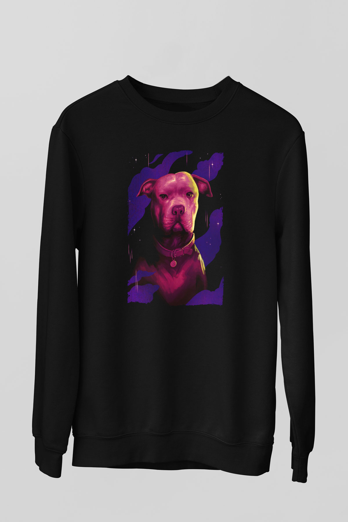 Unisex John Wick Serisi (John Wick) Baskılı Siyah Unisex Sweatshirt