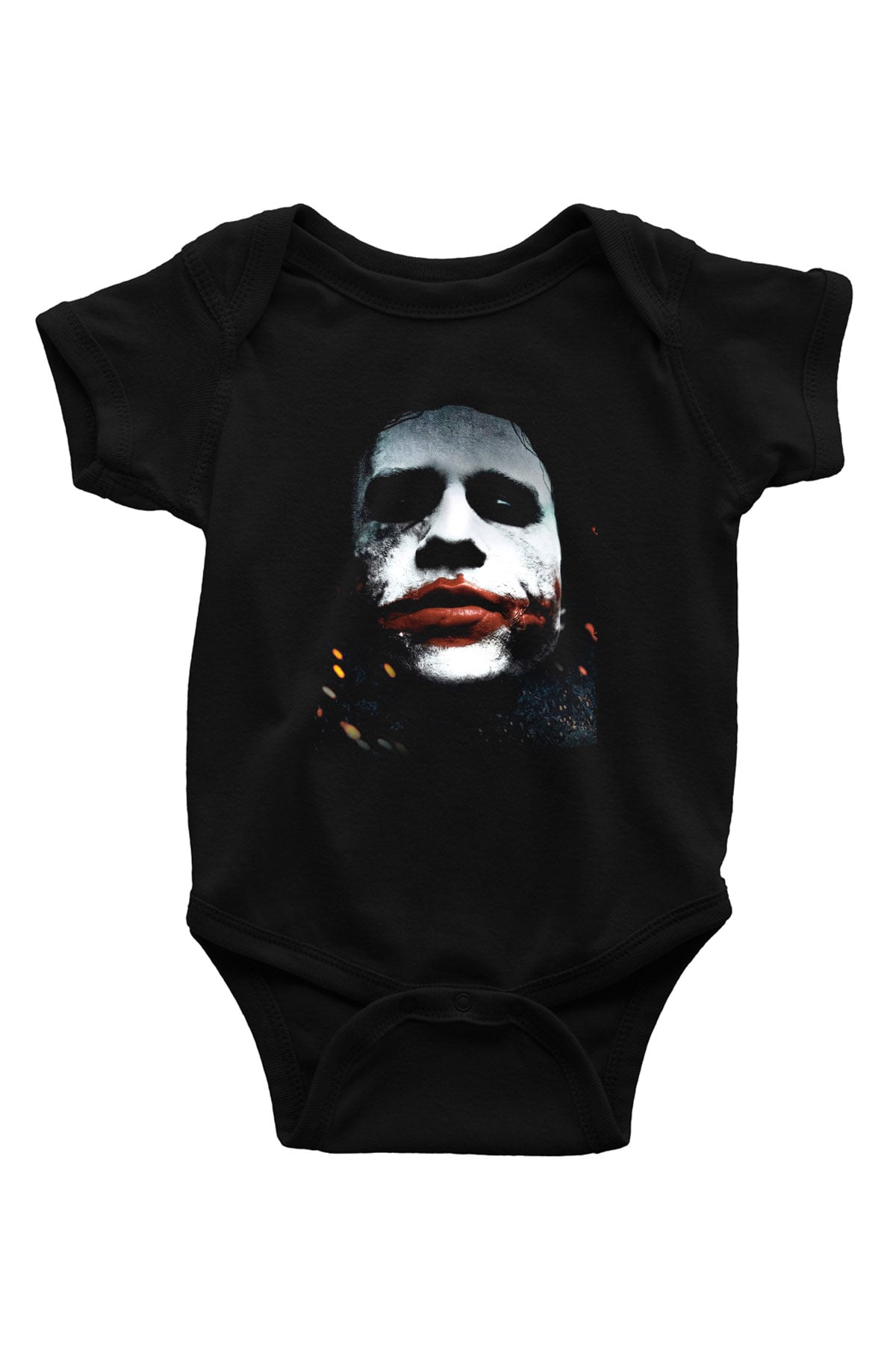 Unisex Joker Baskılı Siyah Çocuk Unisex Tshirt