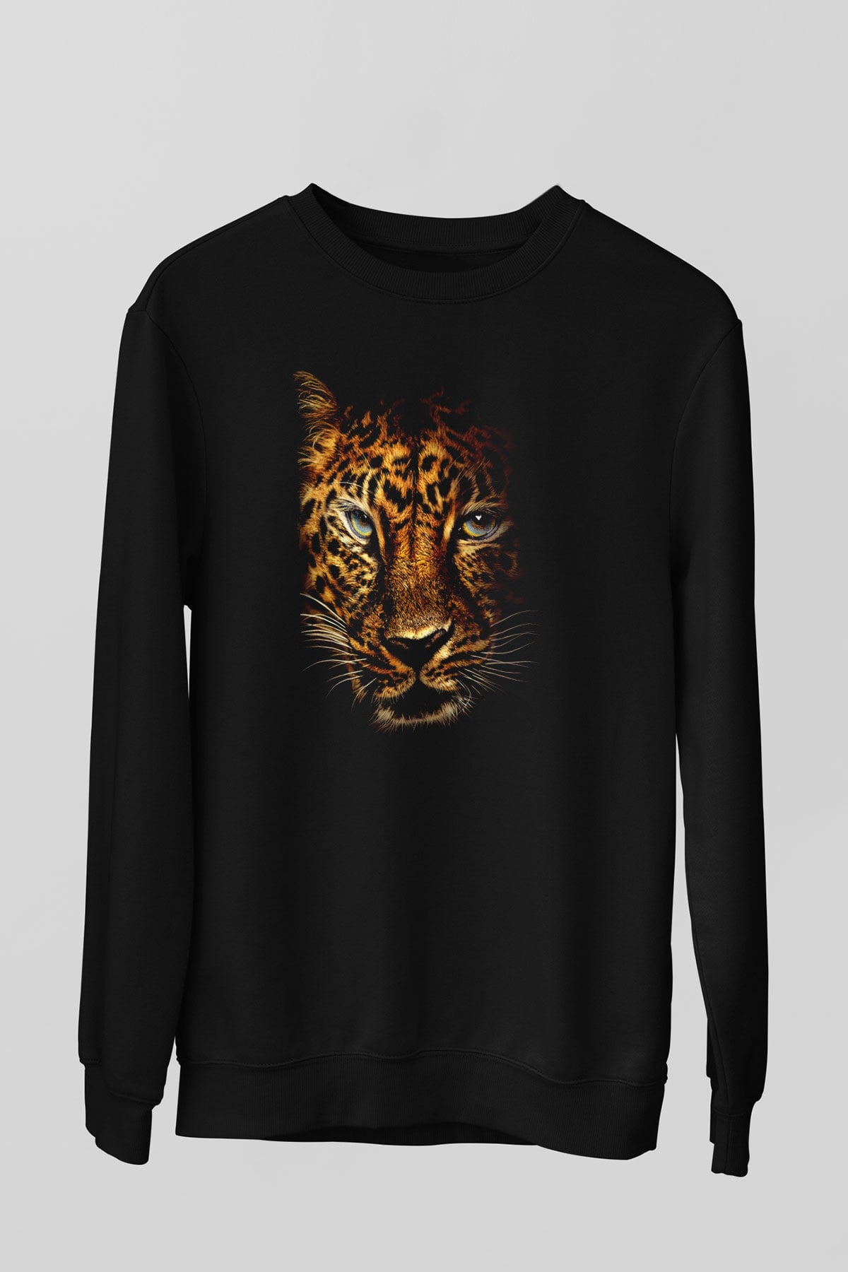 Unisex Jumanji Vahşi Orman (Jumanji Welcome to the Jungl‪e‬) Baskılı Siyah Sweatshirt