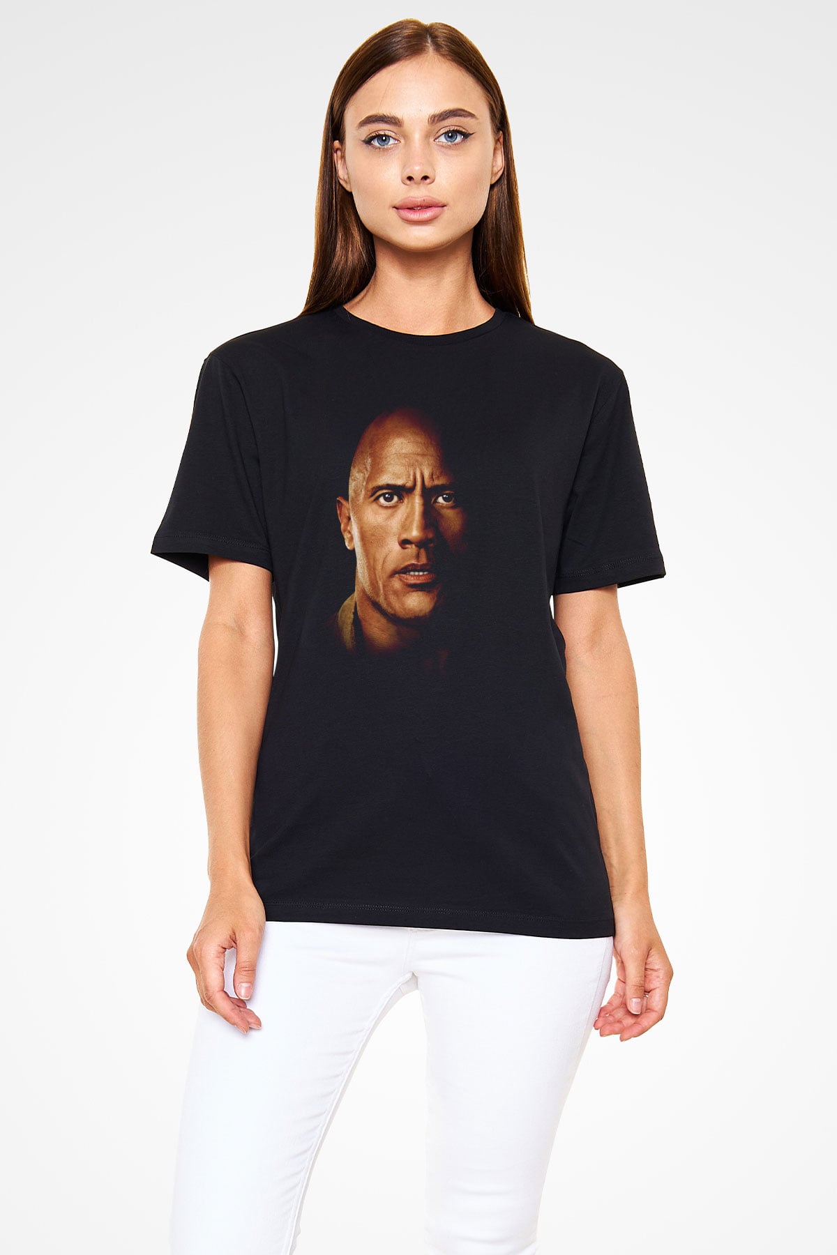 Jumanji Vahşi Orman (Jumanji Welcome to the Jungl‪e‬) Baskılı Siyah Tshirt