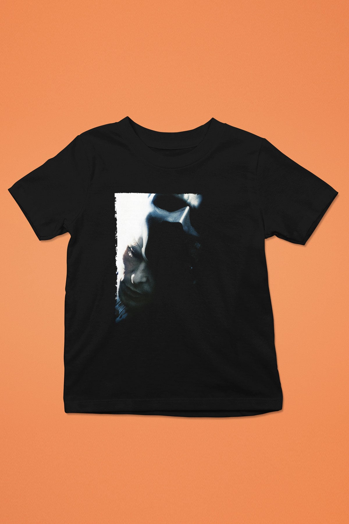 Unisex Kara Şövalye (The Dark Knight) Baskılı Siyah Çocuk Unisex Tişört