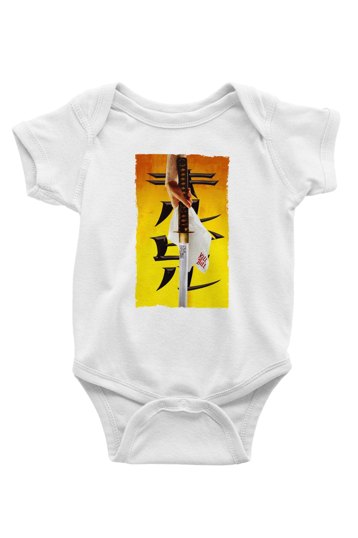 Unisex Kill Bill Baskılı Bebek Body - Zıbın