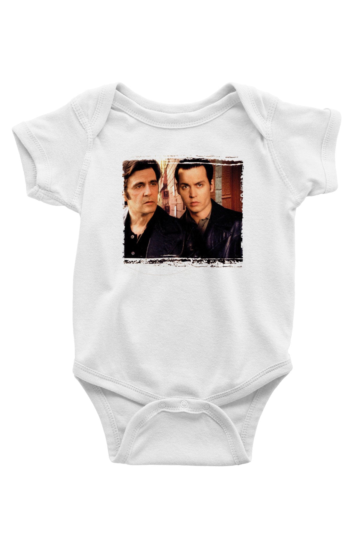 Unisex Köstebek (Donnie Brasco) Baskılı Bebek Body - Zıbın
