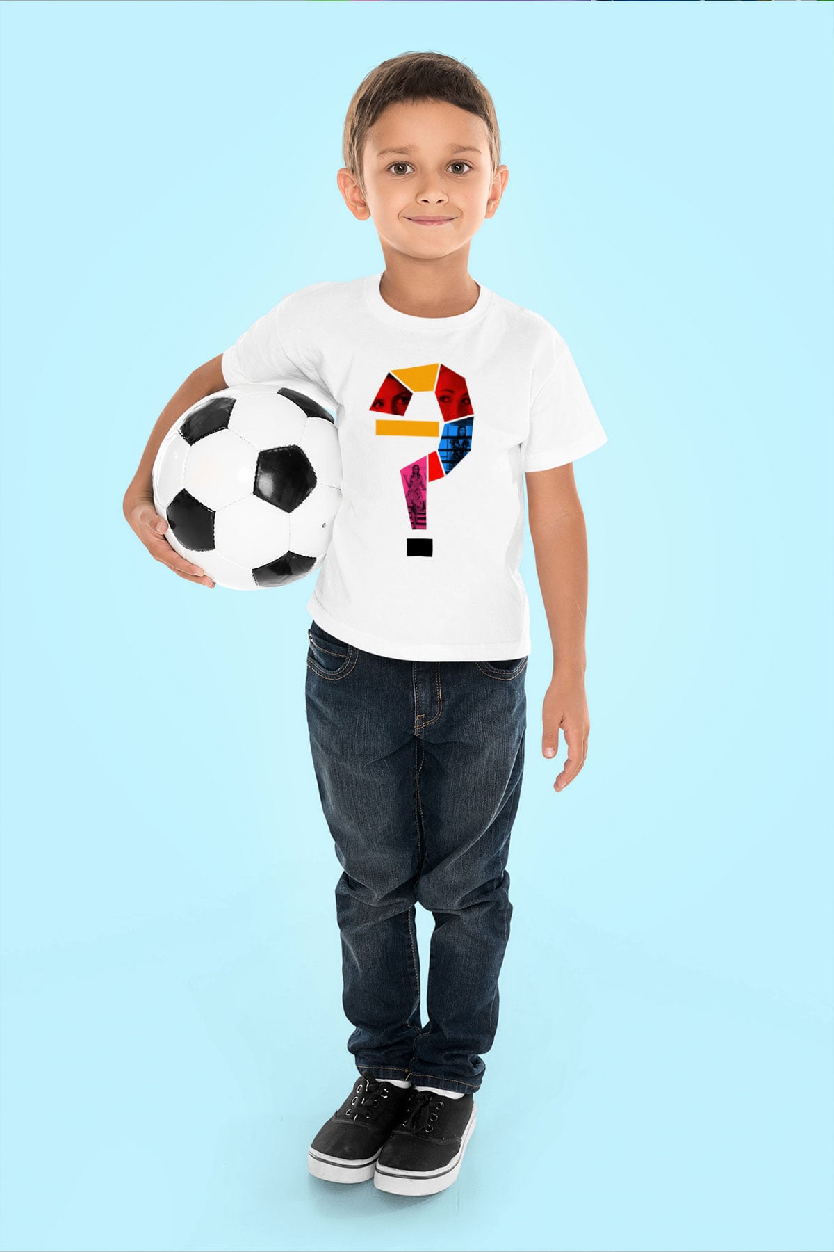 Unisex Küçük Bir Rica - A Simple Favor Baskılı Beyaz Çocuk Tişört