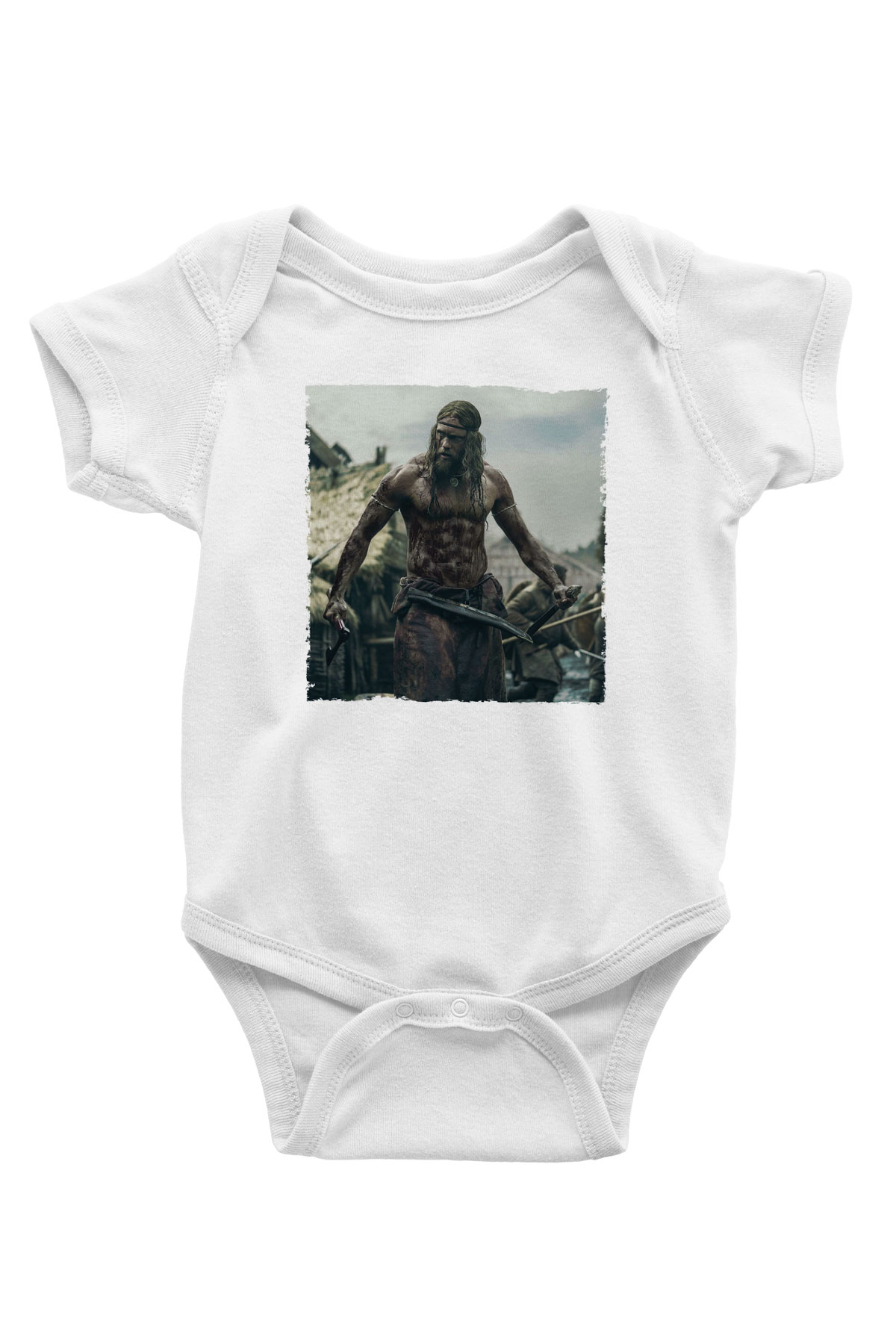Unisex Kuzeyli (The Northman) Baskılı Bebek Body - Zıbın