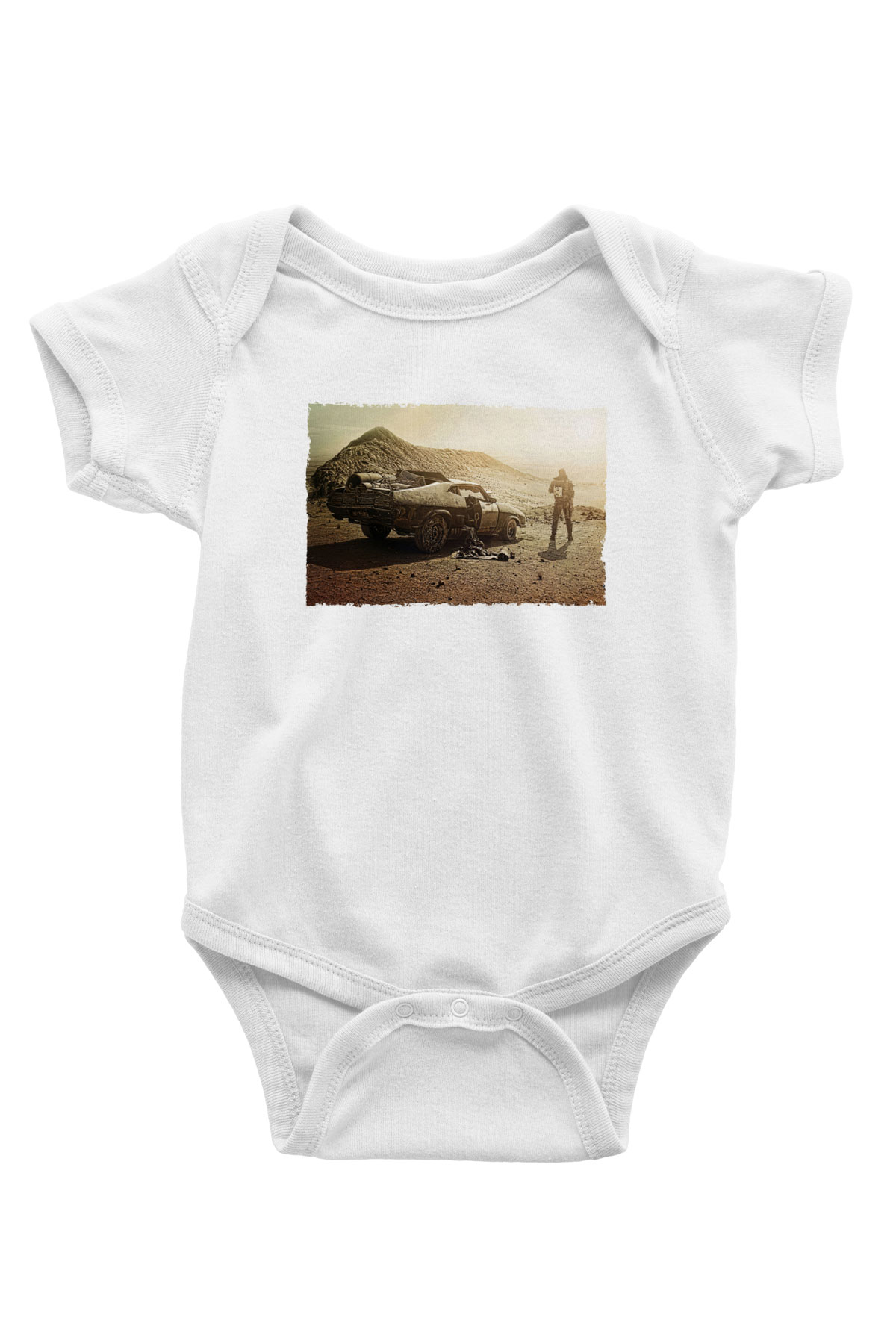 Unisex Mad Max Fury Road Baskılı Bebek Body - Zıbın