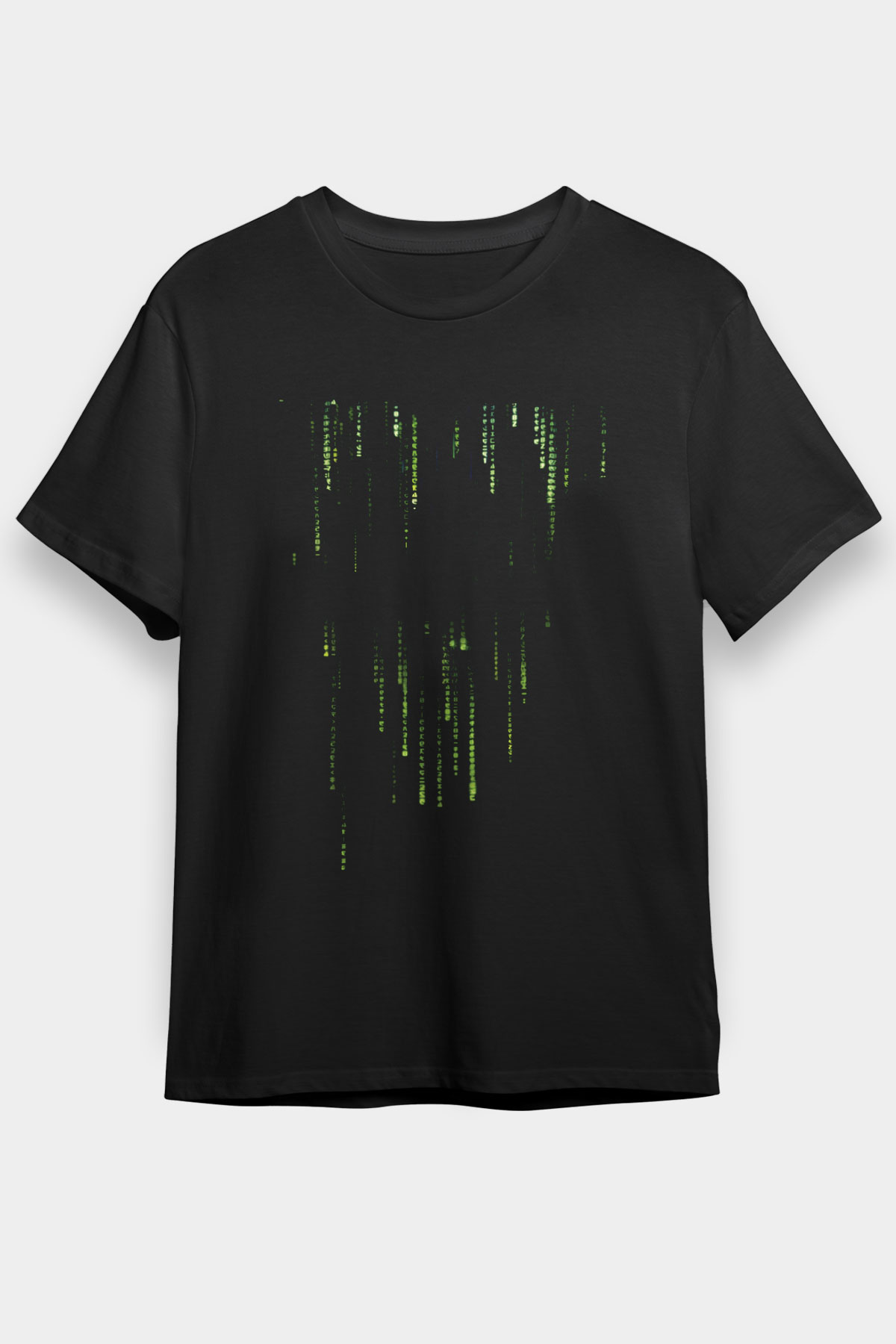 Matrix (The Matrix) Baskılı Siyah Tişört