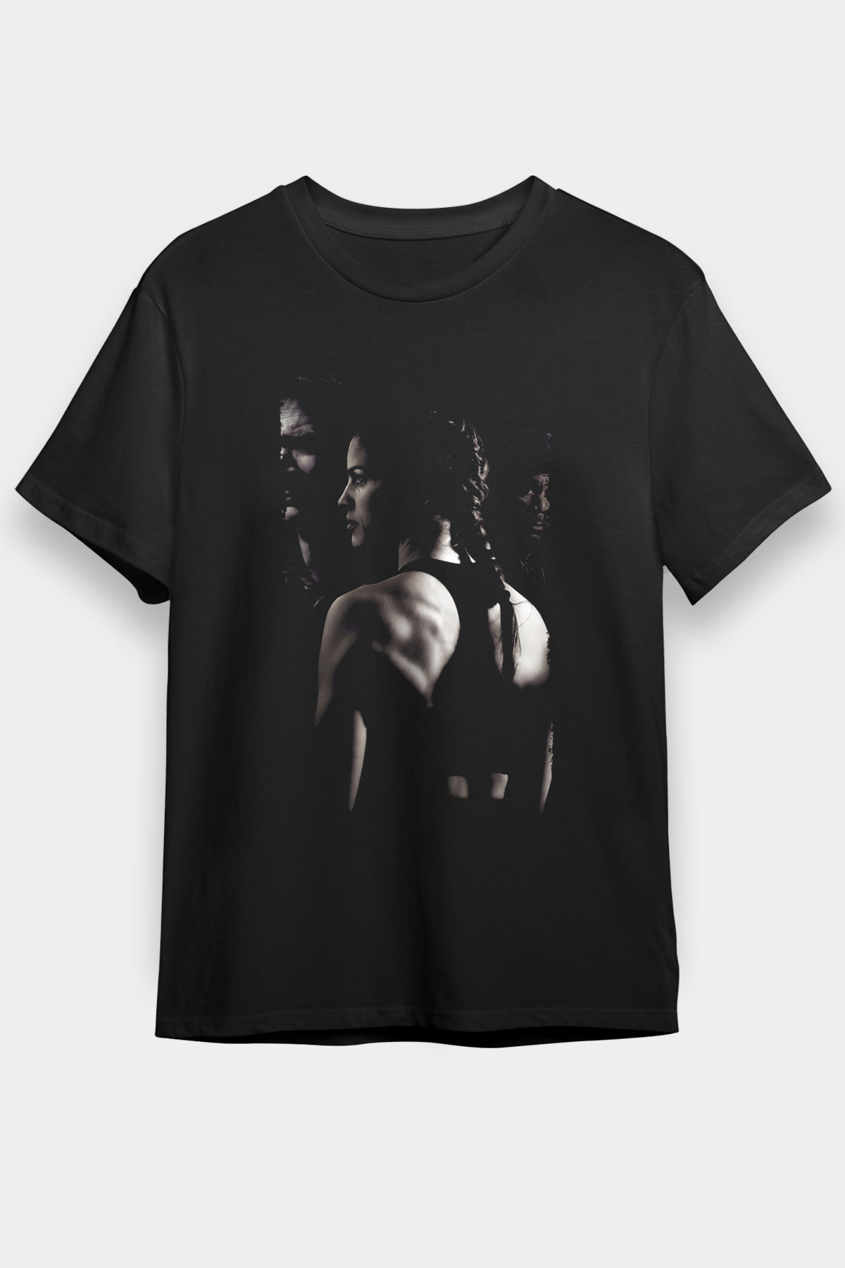 Milyonluk Bebek (Million Dollar Baby) Baskılı Siyah Tshirt